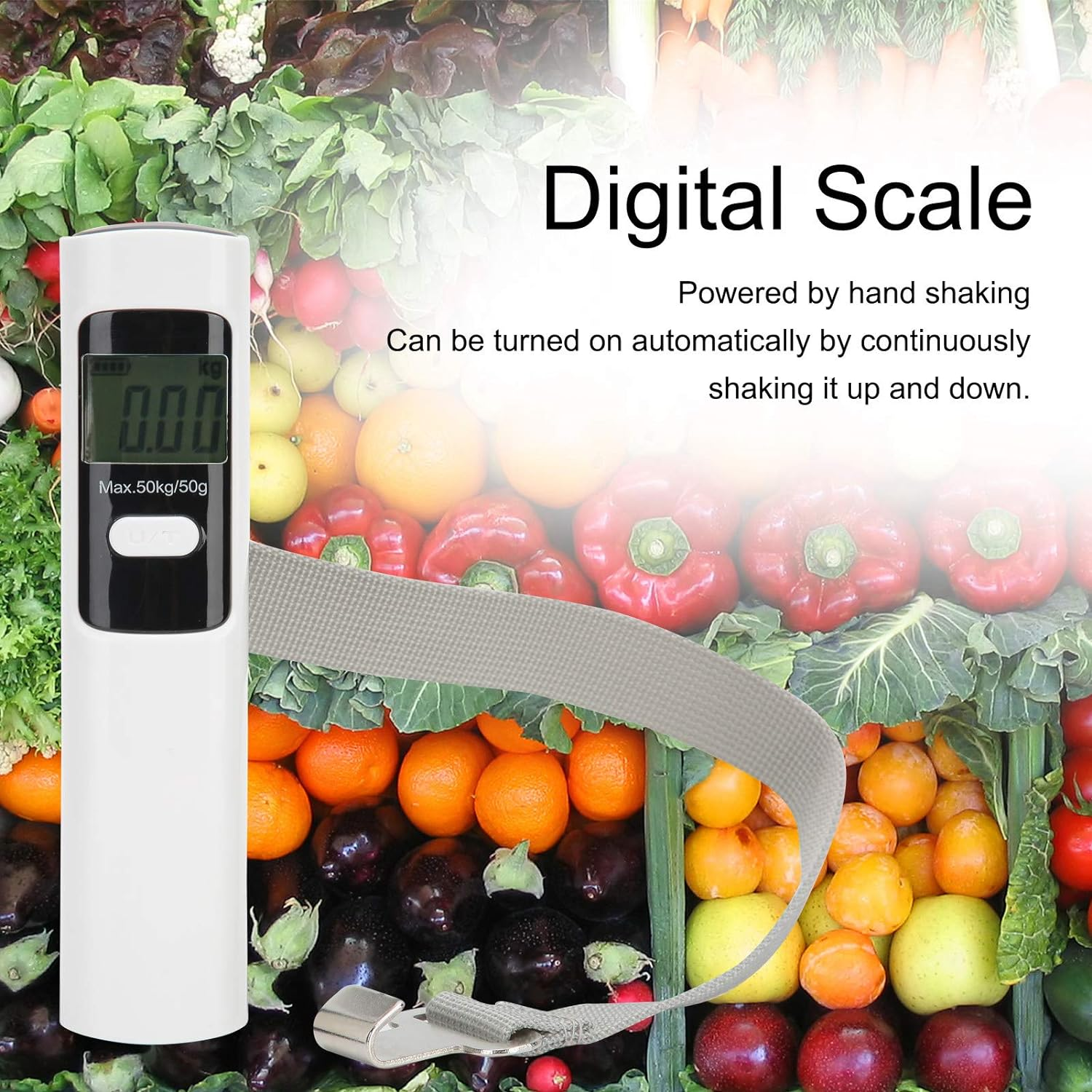 Digital Scale, Pocket Scale with LCD Display Battery- Portable Luggage Scale Weighing Device image number 4
