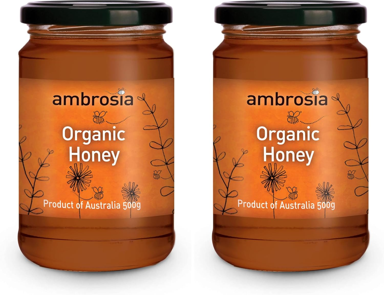 Ambrosia Raw Organic Honey 500 G, 500 G image number 5
