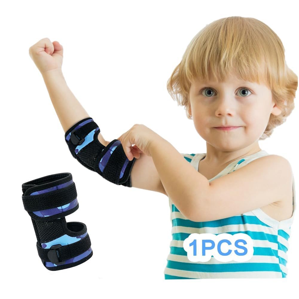 Thumb Sucking Stop for Kid Thumb Sucking Guard Nail Biting Treatment for Kids Finger Sucking Stop Biting Nails Prevention anti Thum Sucking Finger Hand Stopper Elbow Immobilizer Brace (Blue, 1PCS)