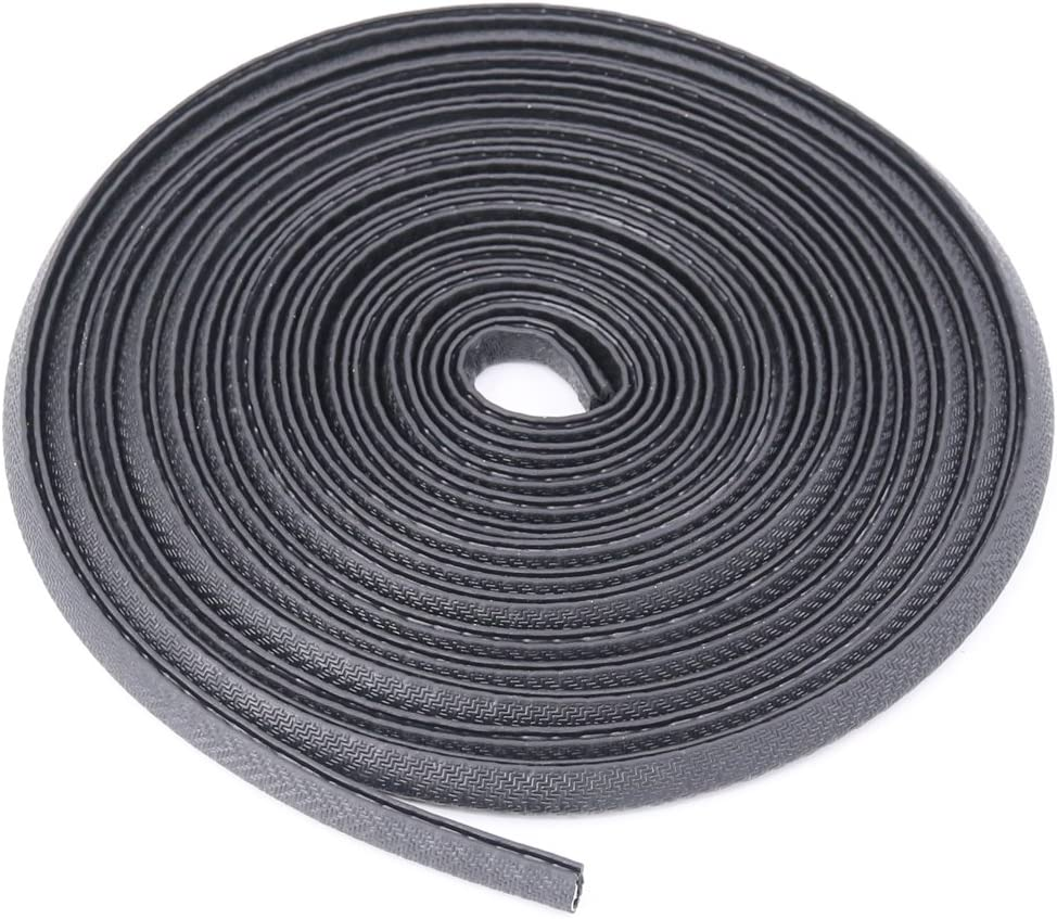 Swpeet 16Ft (5M) U Shape Universal Rubber Seal Protector Guard Strip Car Door Edge Guards for Most Cars Metal Edges - Virtually Invisible Durable and Cleanly Removable Design image number 4