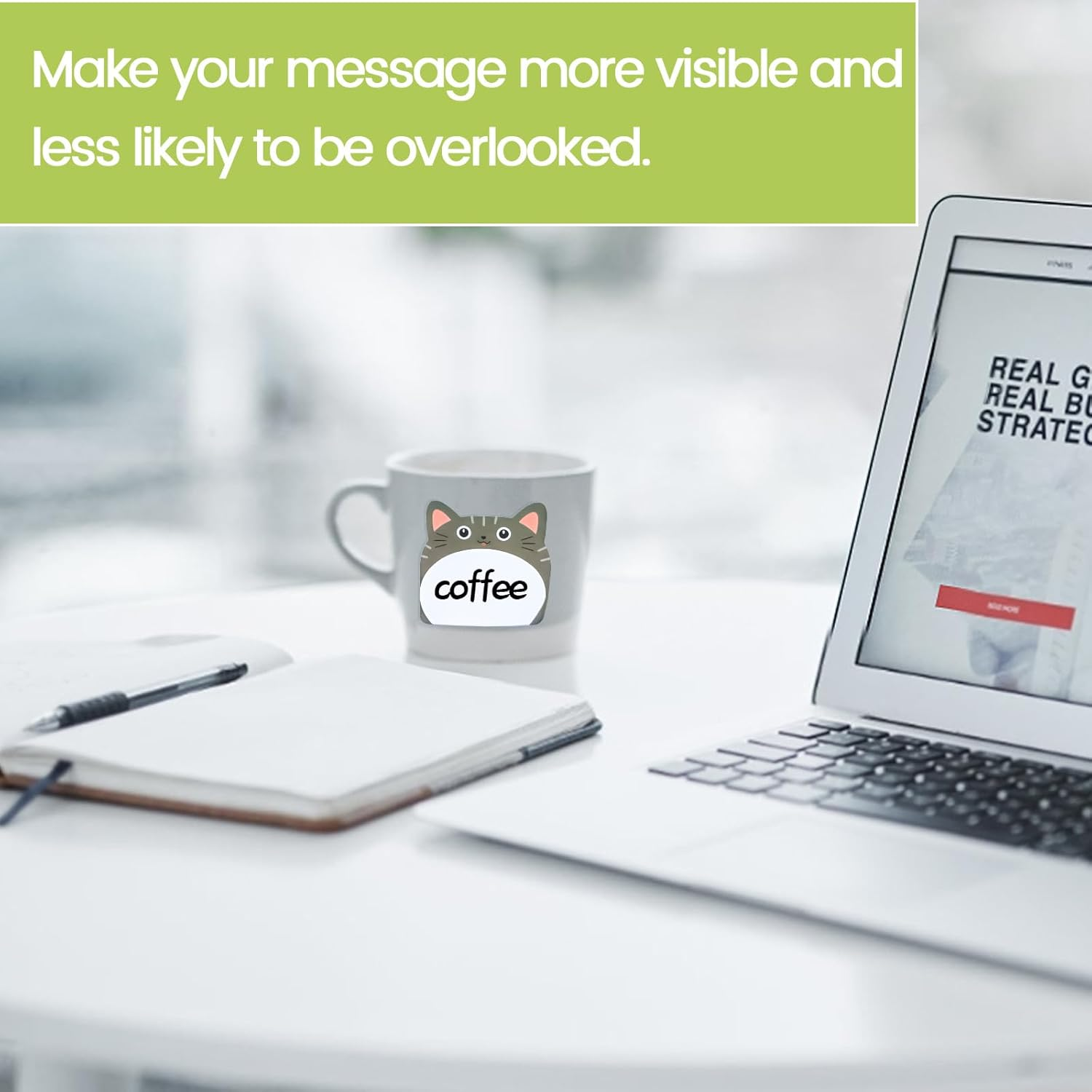 Cute Cat Sticky Notes, 24 Pads 720 Sheets Kawaii Cartoon Sticky Notes, Cat Shape Self-Stick Memo Pads, Fun Sticky Notepads, Animal Page Markers Flags