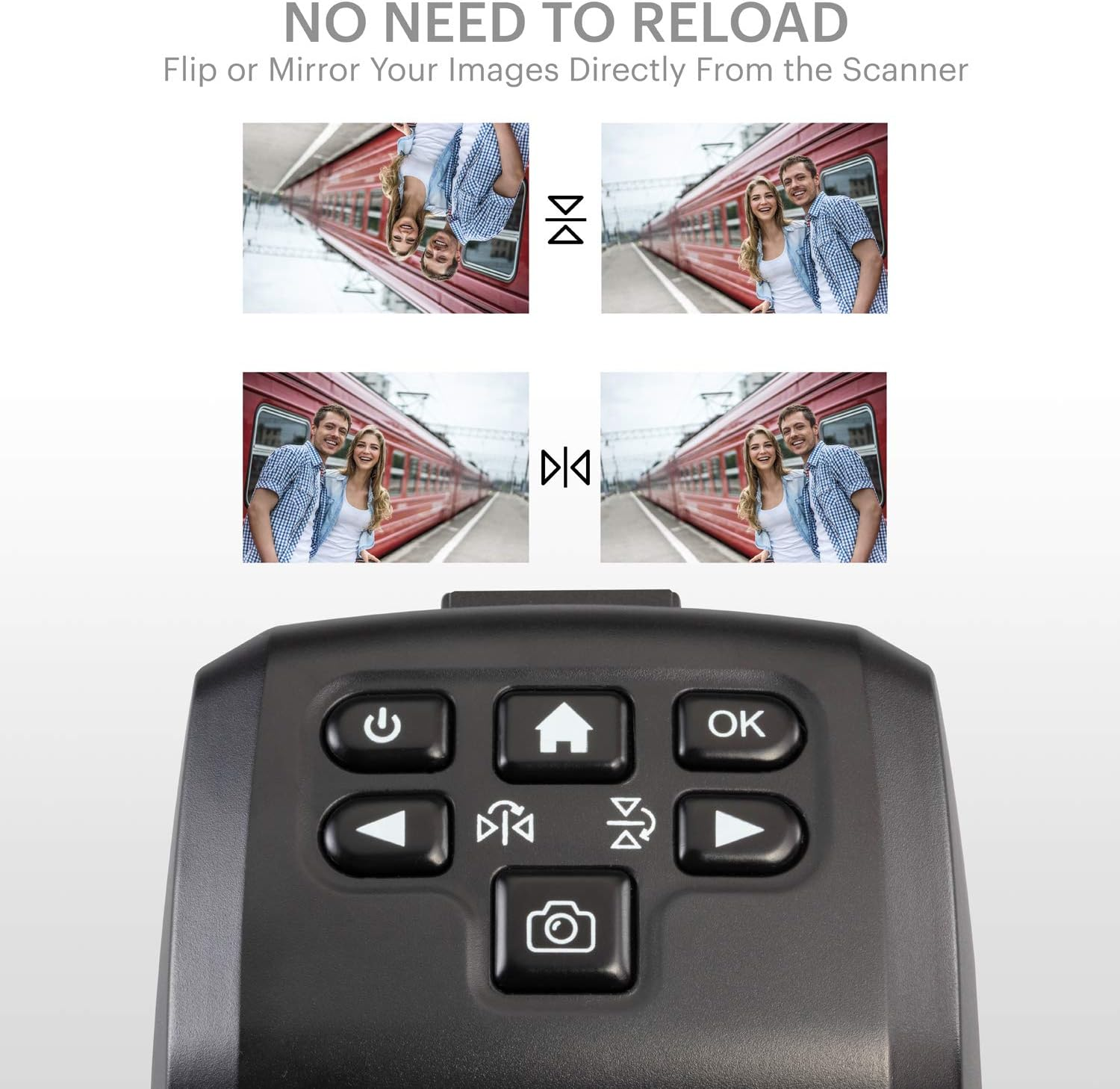 Kodak Mini Digital Film & Slide Scanner &ndash; Converts 35Mm, 126, 110, Super 8 & 8Mm Film Negatives & Slides to 22 Megapixel JPEG Images &ndash; Includes - 2.4 LCD Screen &ndash; Easy Load Film Adapters image number 4