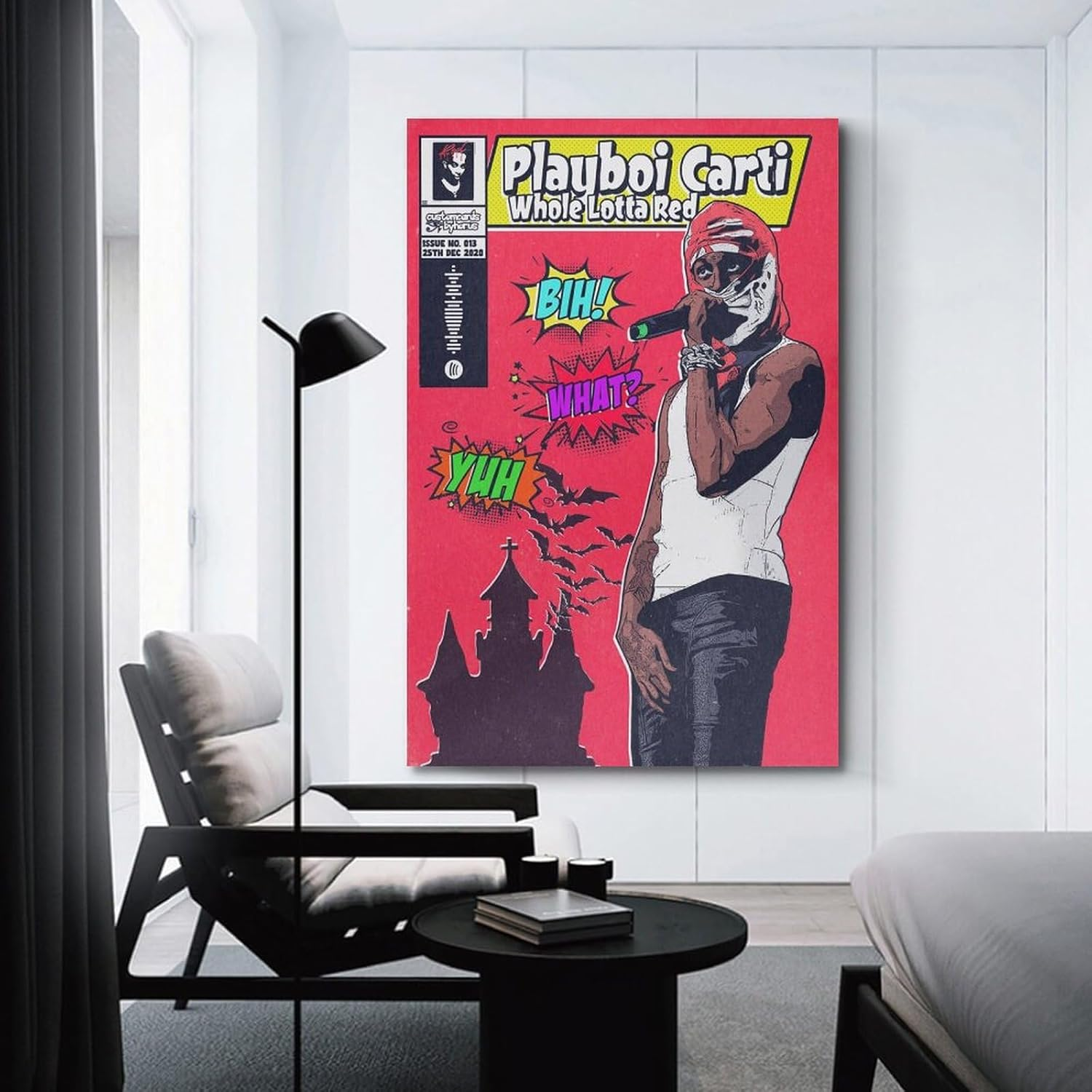 Palyboi Carti Poster Comic Book Poster Canvas Painting Wall Art Picture Home Decor Print for Bedroom Living Room Dorm Study Bar Office 12X18Inch(30X45Cm) image number 3