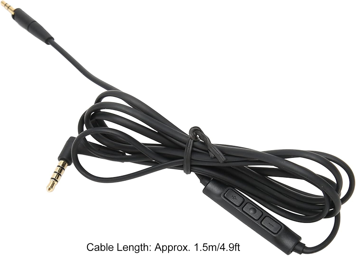 Replacement Headphone Cable with in Line Microphone Remote Volume Control for HD4.40, HD4.40BT, HD4.50, HD4.50BTNC, Hd4.30I, HD4.30G Headphones. image number 3