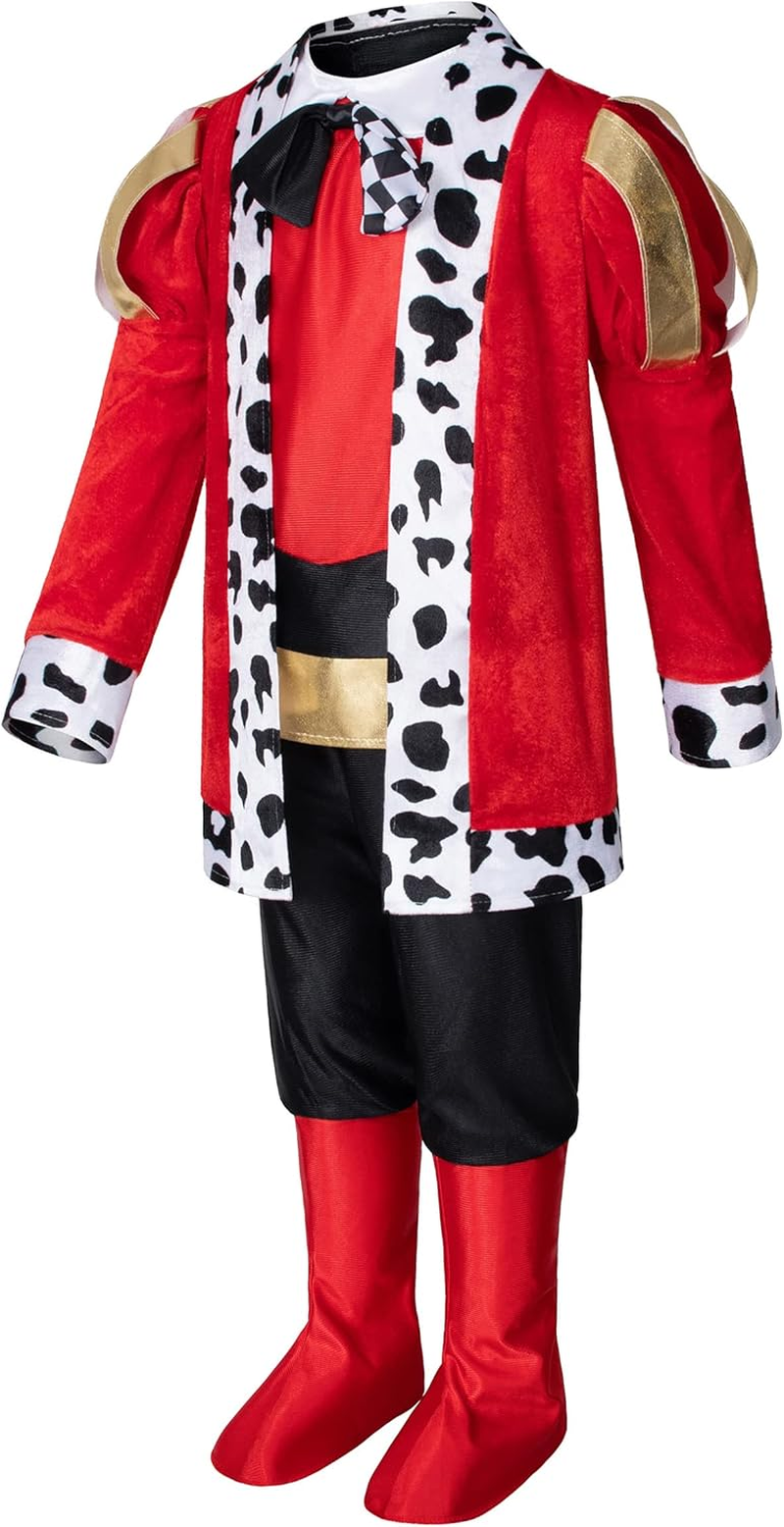 Elibelle Boys Dress-Up Royal Outfits Prince Charming Birthday Halloween Costume Cosplay for Kids image number 4