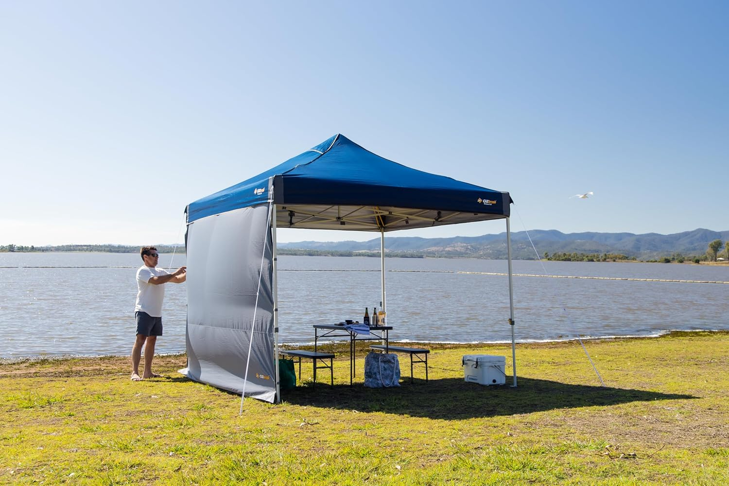 Oztrail Blockout Deluxe Gazebo Solid Wall - 3 Meter Size - Wall Only - Does Not Include Gazebo image number 1