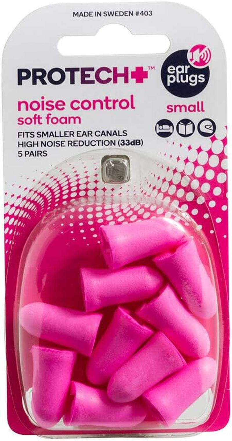 Protech Ear Plugs Noise Control Soft Foam - Small - 5 Pairs image number 1
