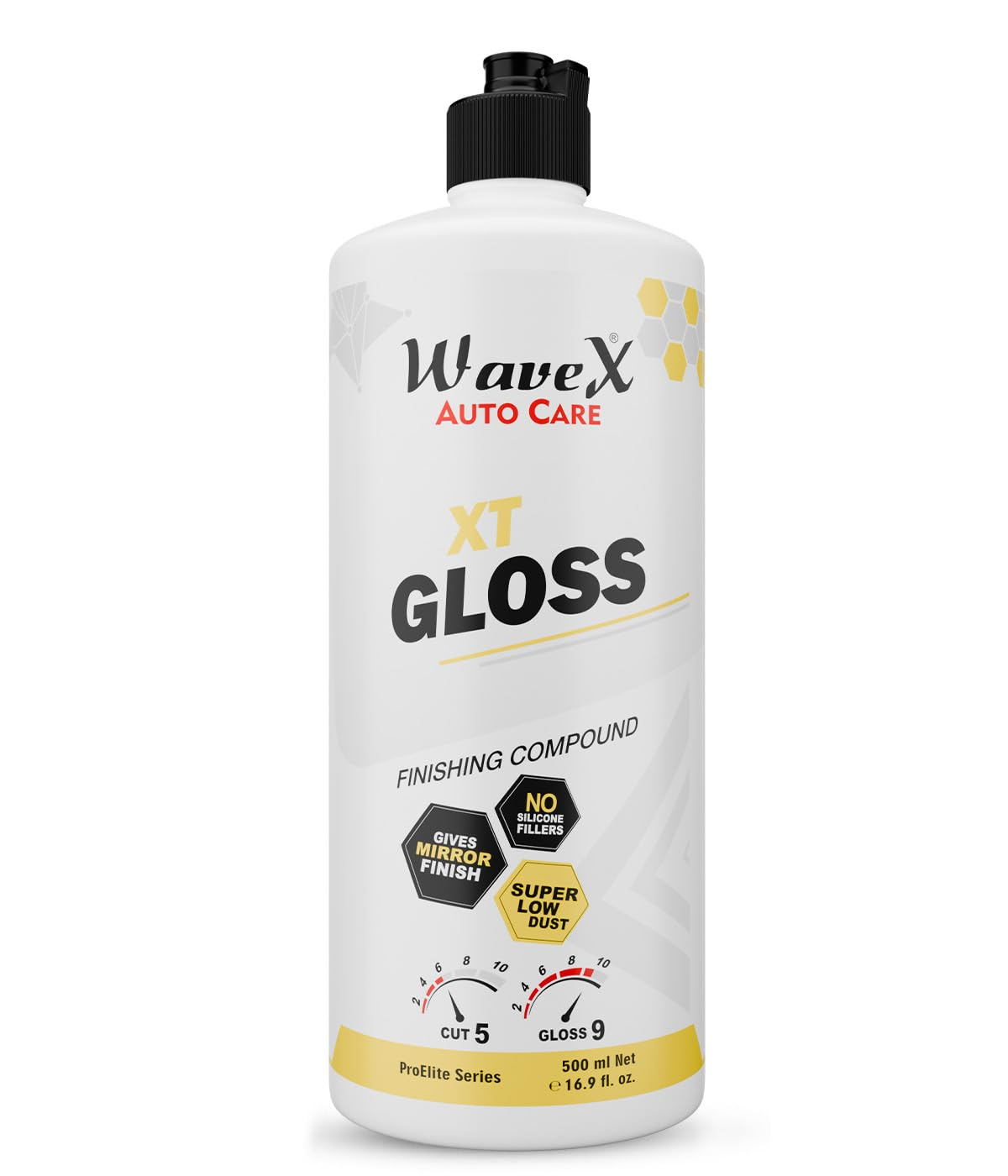 Wavex X-Gloss High Shine Finishing Compound - Professional Grade, Silicone-Free, Low Dust, Abrasive for Minor Imperfections, for All Paint Types 500Ml image number 5