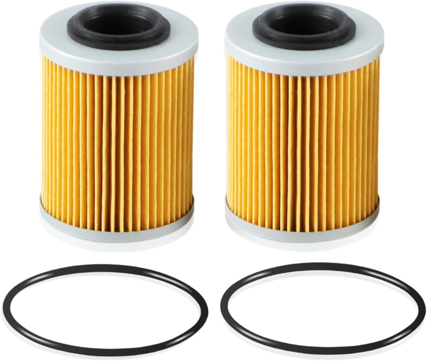 2 PCS Oil Filters with O-Rings Compatible with CFMOTO Cforce Uforce Zforce 400 500 600 800 1000 Replace#: 0800-011300 image number 3