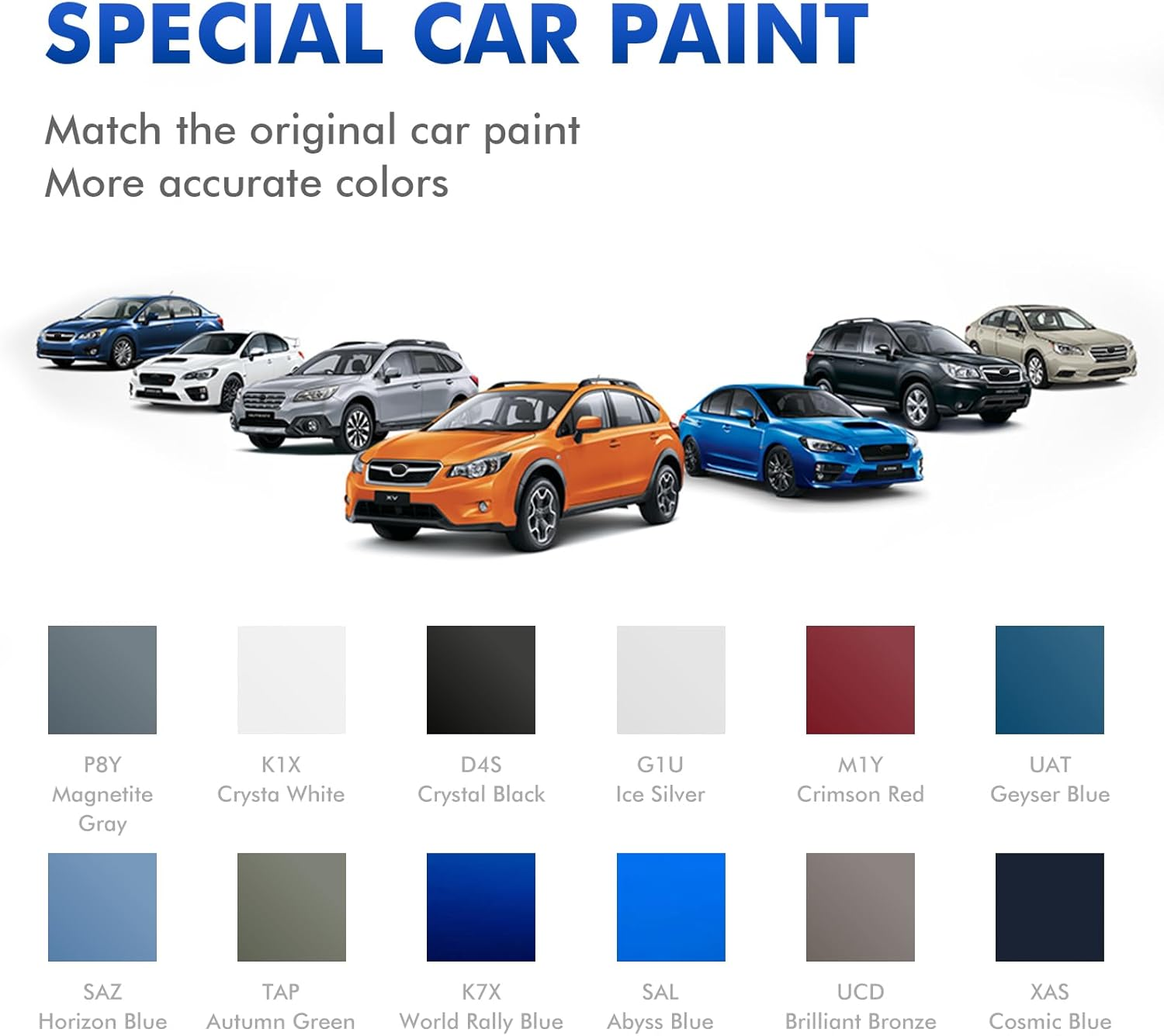 D4S Crystal Black Touch up Paint for Subaru, DIY Car Paint Scratch Repair Kit, Automotive Paint, Quick & Easy Fix Scratch Repair for Crosstrek/Outback/Forester/Ascent/Impreza image number 2