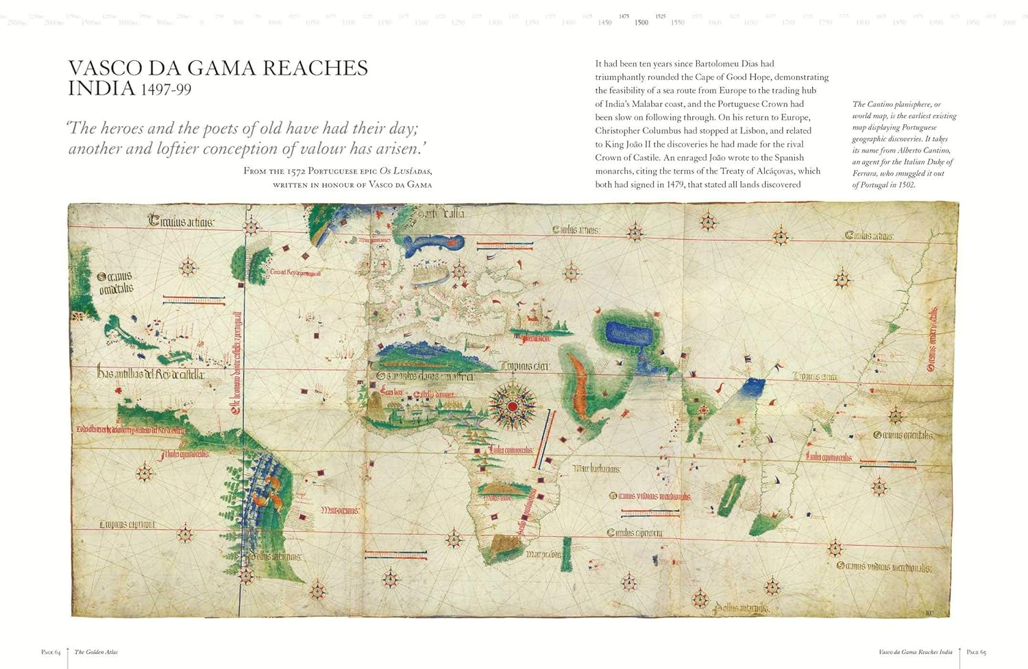The Golden Atlas: the Greatest Explorations, Quests and Discoveries on Maps image number 3