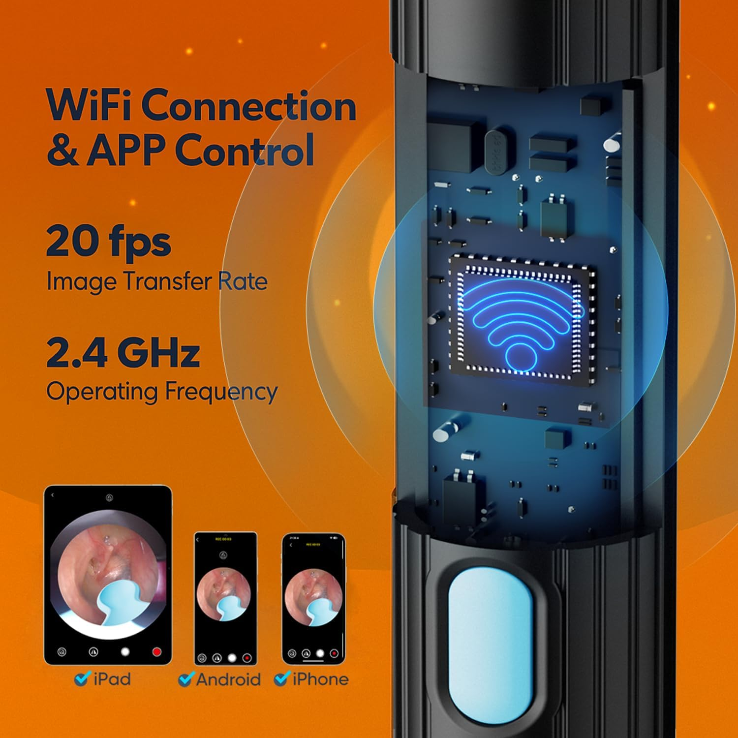 2 Pack Stainless Steel Ear Wax Removal Tools &ndash; Portable Ear Cleaner Kit with Ear Spoon & Spiral Tip, Reusable Ear Pick Cleaning Tool for Adults & Kids image number 5