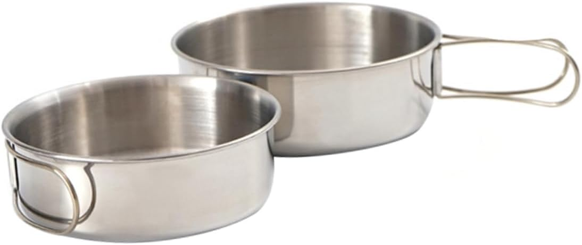 BESPORTBLE 3Sets Mini Folding Bowl Stainless Steel Portable Camping Hiking Bowls for Outdoor Travel Use image number 1