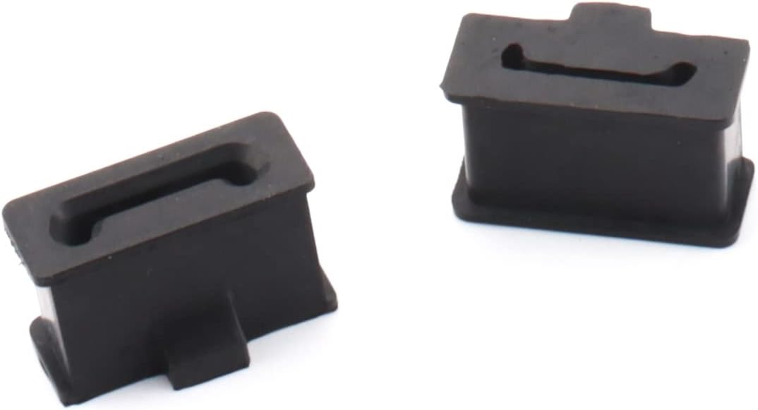 1 Pair Rubber Muffler Mount Compatible with Harley Touring Road King Street Glide CVO (Replace 65724-85) image number 1