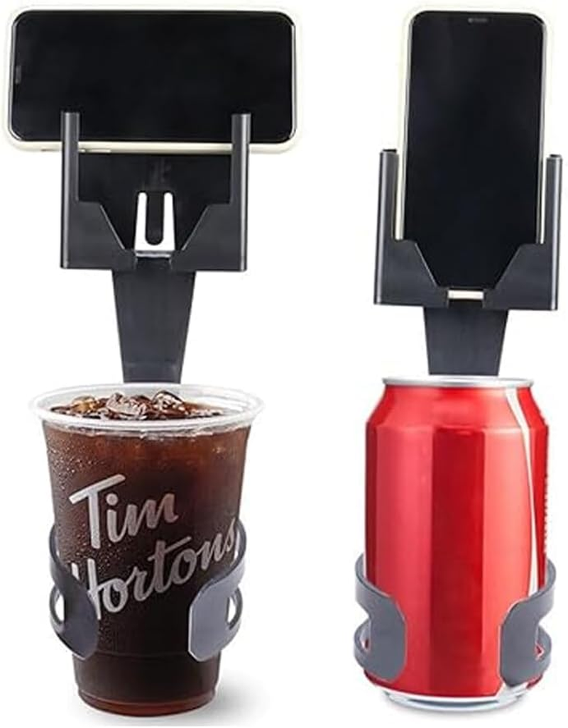 AIMALL Adjustable Car Cup Phone Holder - Universal 360 Degree Rotating Cell Phone Mount, 3.74 X 9.84 Inches, Black image number 4