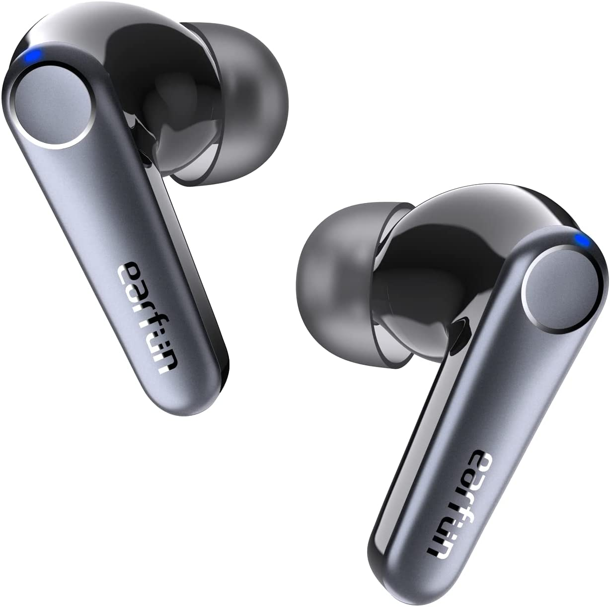 Earfun Air Pro 3 Noise Cancelling Wireless Earbuds, Qualcomm&reg; Aptx&trade; Adaptive Sound, 6 Mics CVC 8.0 ENC, Bluetooth 5.3 TWS Earbuds Wireless, Multipoint Connection, 45H Playtime, App Customize EQ, Black