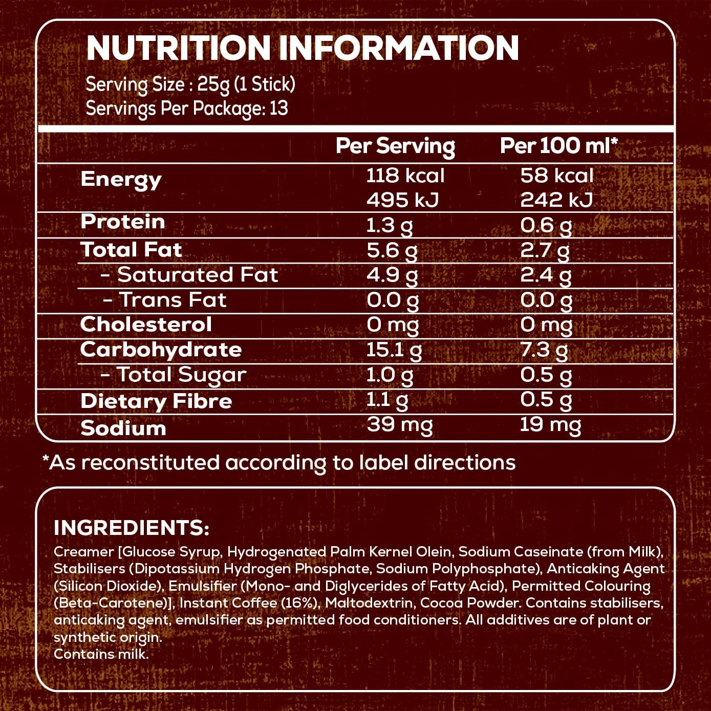 Oldtown 2 in 1 White Coffee and Creamer, 375 G image number 5