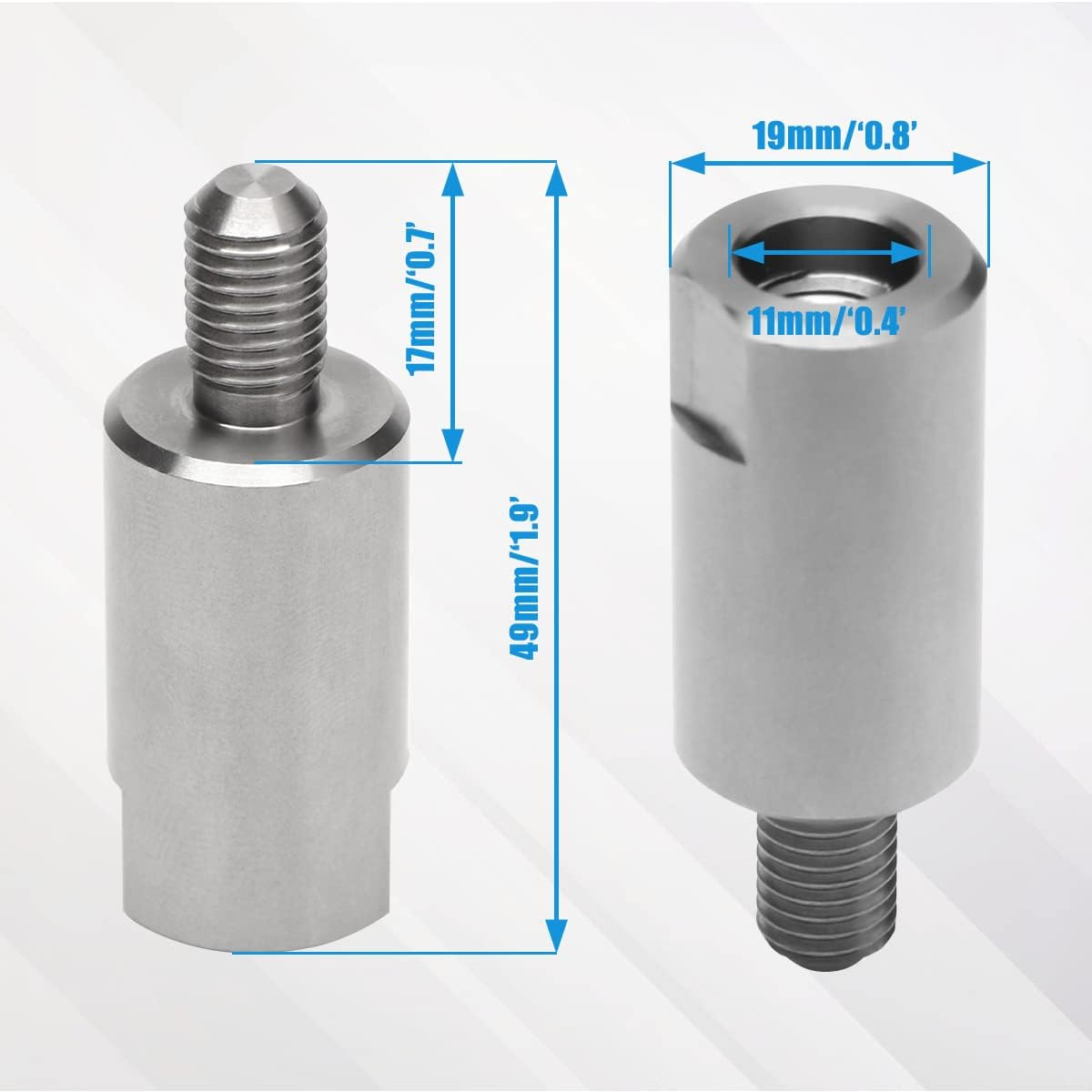 Rear Suspension Shock Extender, Stainless Steel Rear Suspension Lift Kit for Yamaha PW80 TTR90, Raising Rear Seat Height 4 Inches image number 1