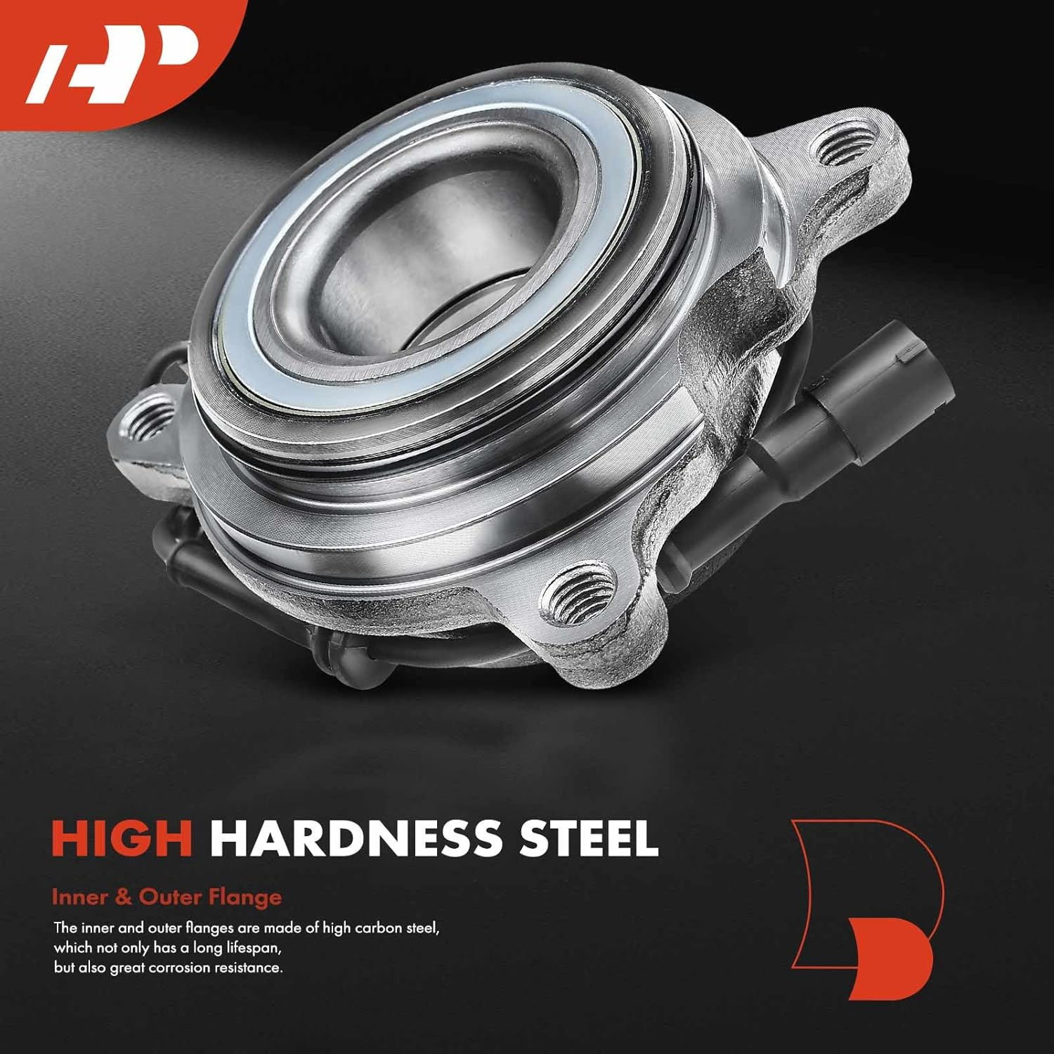 A-Premium Rear Wheel Hub and Bearing Assembly Compatible with Land Rover Discovery 1999-2004 V8 4.0L 4.6L Driver and Passenger Side 2-PC Set image number 3