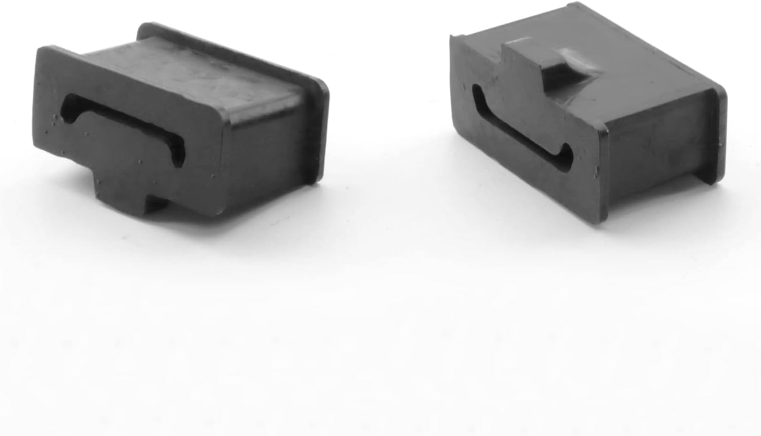 1 Pair Rubber Muffler Mount Compatible with Harley Touring Road King Street Glide CVO (Replace 65724-85)