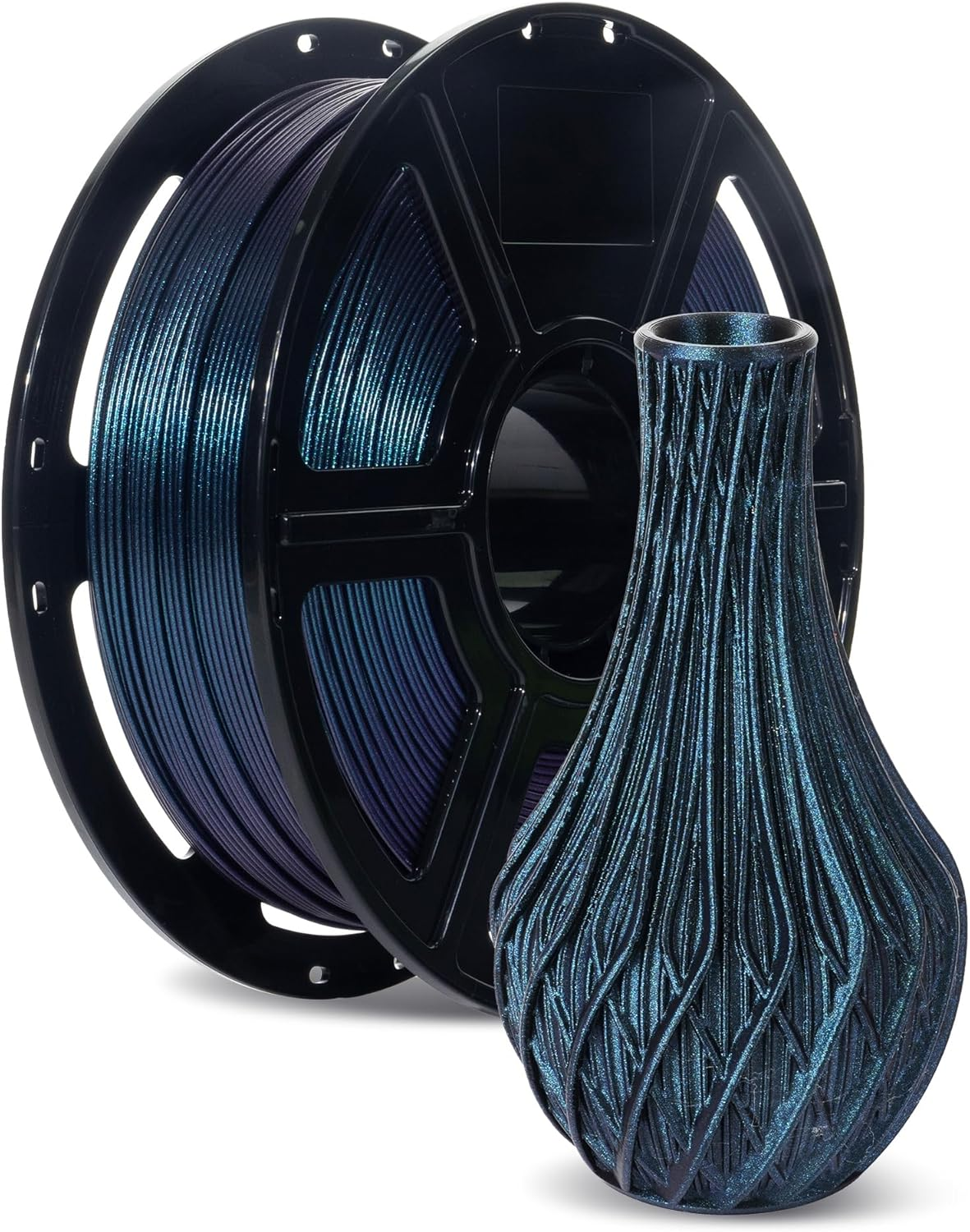 FLASHFORGE 3D Printer Filament, Rainbow Candy HS PLA 1.75Mm, 500Mm/S High-Speed Printing, +/- 0.02Mm Accuracy, 1Kg Spool (2.2Lbs), Compatible with Most FDM 3D Printers