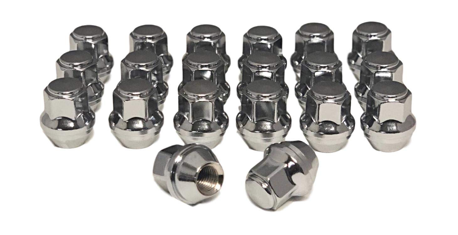 Eisen 12X1.5 One-Piece Chrome OEM Factory Style Lug Nuts for Ford Focus Fusion Escape Stock Wheels image number 2