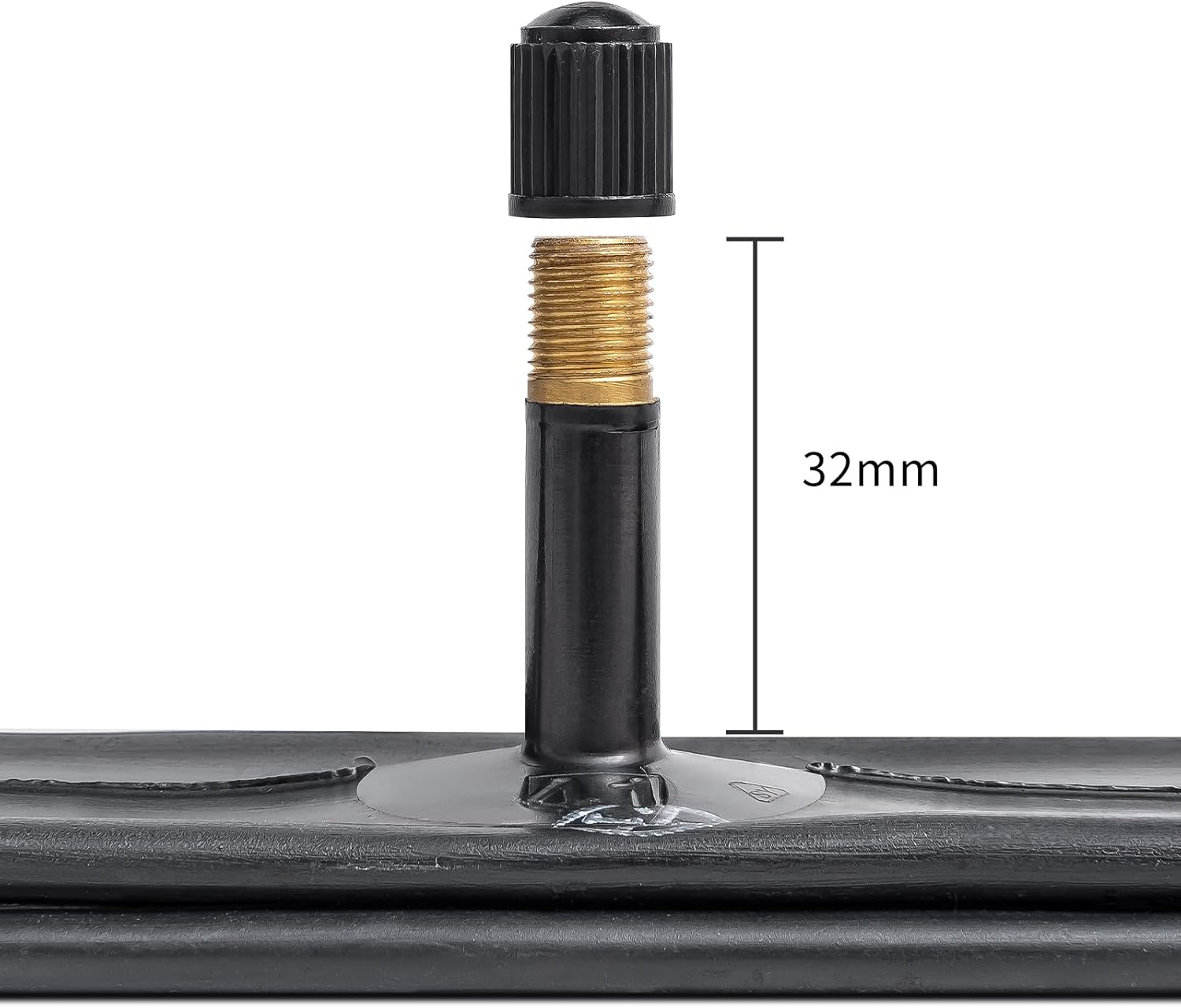 Yunscm 2 Pcs,Heavy Duty 24X1.95 Bike Tubes,24X1.75/2.25 Bike Inner Tubes Schrader Valve 32Mm,24X1.75/1.95/2.10/2.125/2.25 Mountain Bike Tubes,Compatible with 24&ldquo;X1.75&ldquo; to 24&rdquo;X2.25&rdquo; image number 1