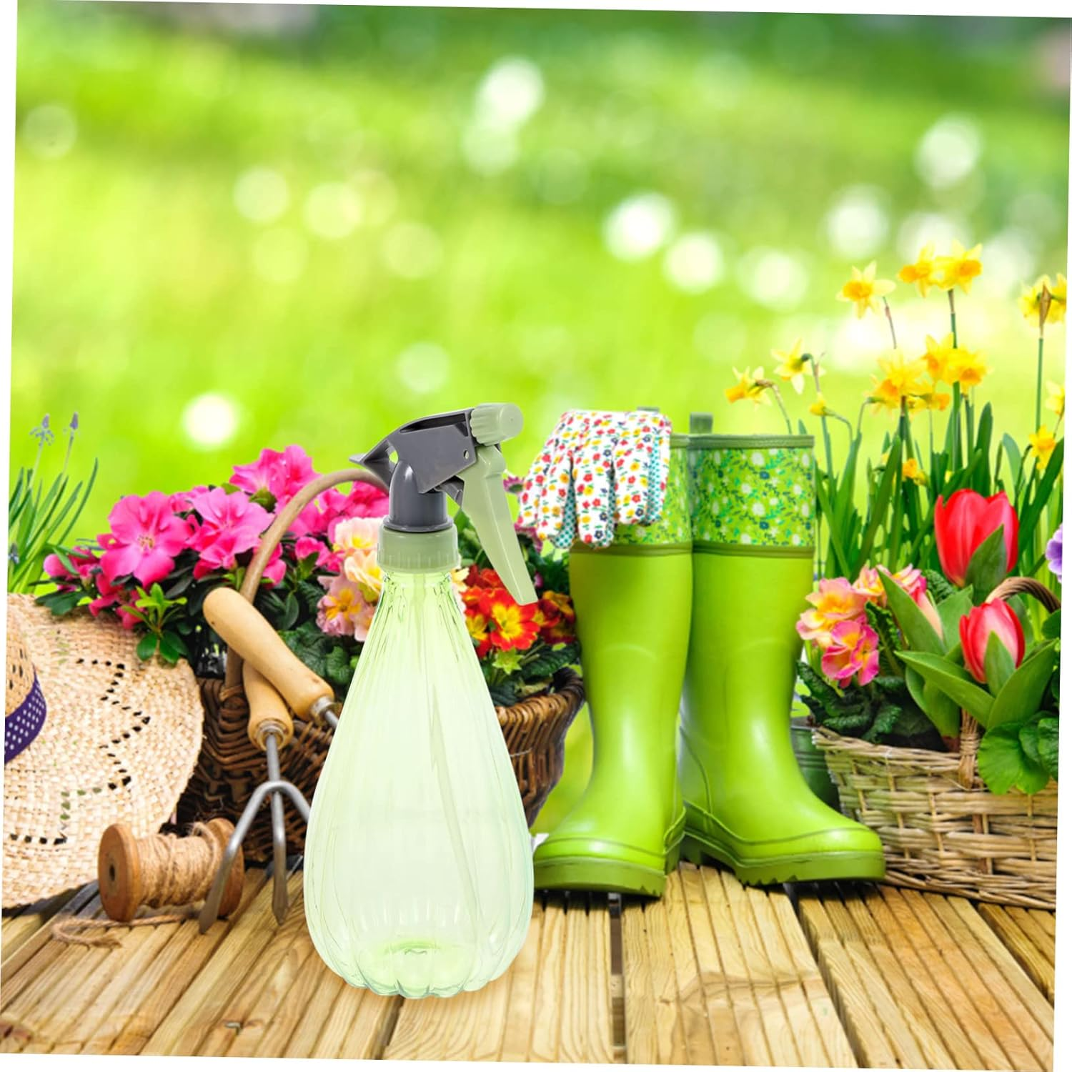 Kisangel 3Pcs Small Watering Can Garden Flower Sprinkler Watering Kettle Mister Sprayer for Plants Indoor Outdoor Use image number 3