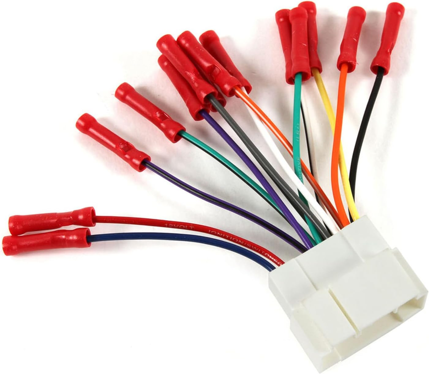 Scosche HA08BCB Compatible with Select 1998-08 Honda Power/Speaker Connector/Wire Harness for Aftermarket Stereo Installation with Color Coded Wires and Pre-Installed Wire Connectors