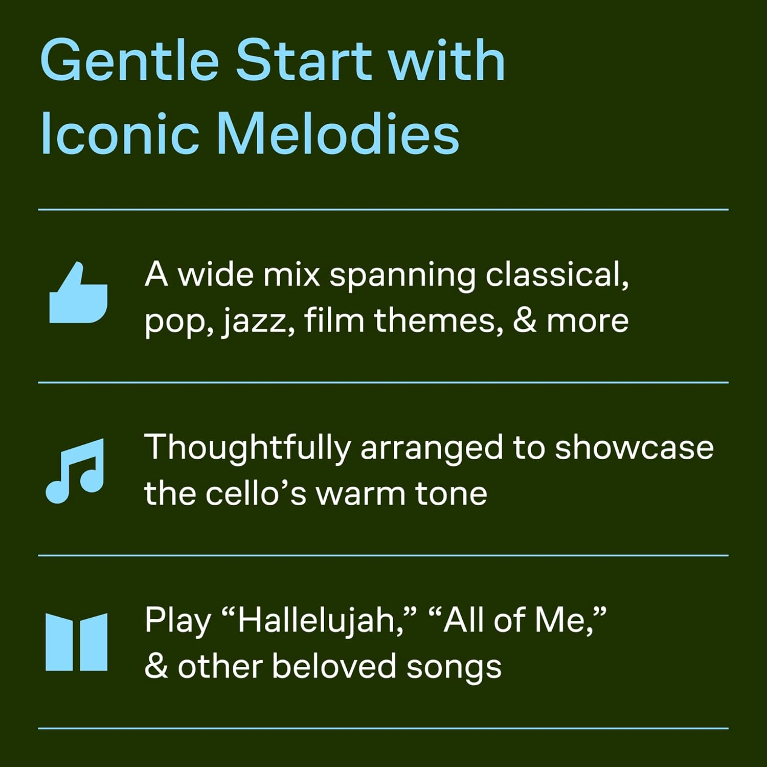 First 50 Songs You Should Play on Cello: a Must-Have Collection of Well-Known Songs, Including Many Cello Features