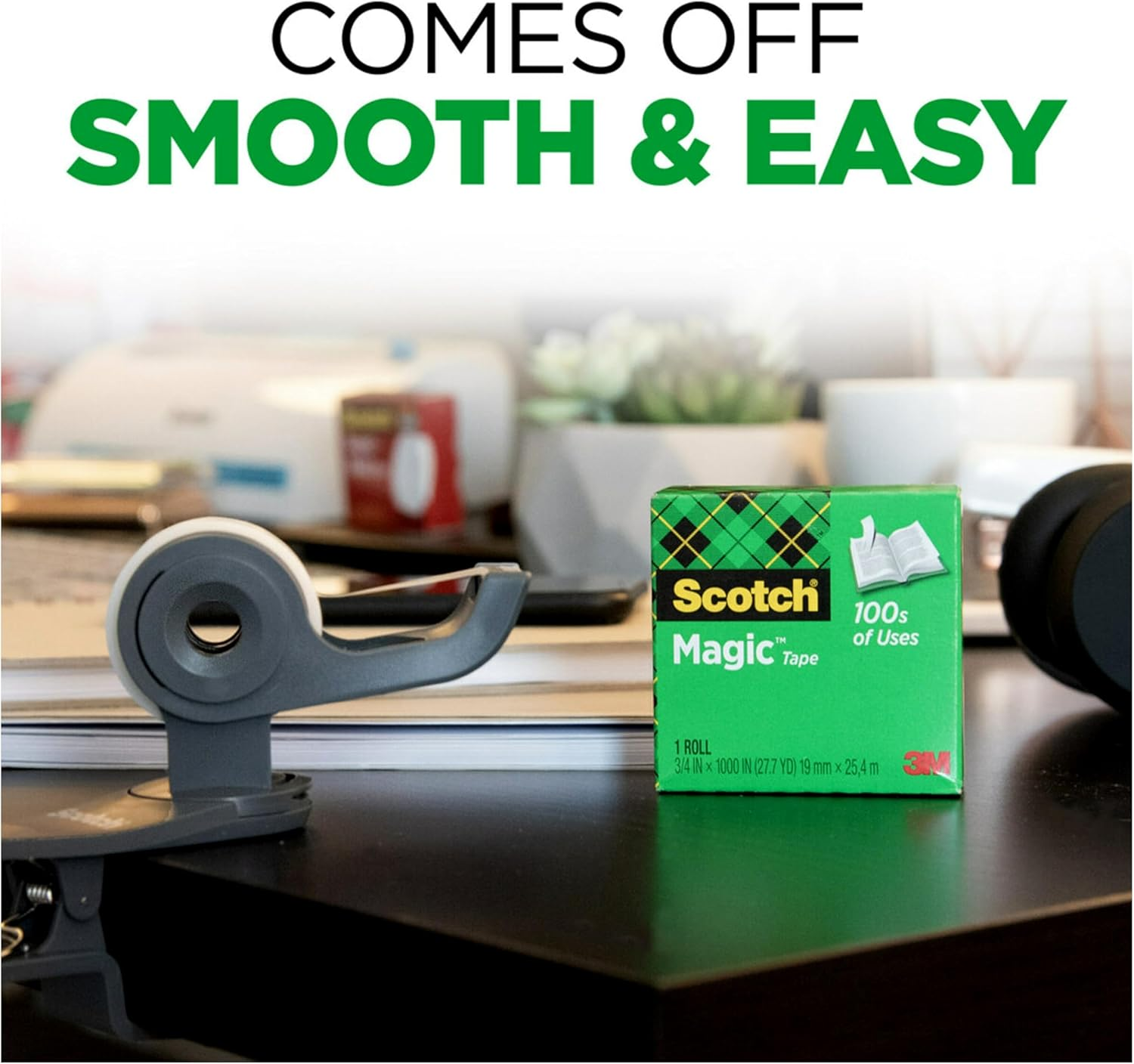 Scotch Magic Tape, 12 Rolls, Numerous Applications, Invisible, Engineered for Repairing, 3/4 X 1000 Inches, Boxed (810K12) image number 4