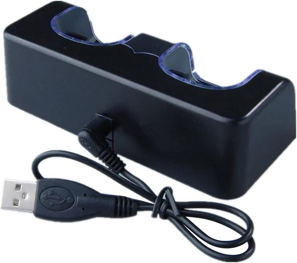 OSTENT Charger Dock Station + 2 Battery Packs for Nintendo Wii Remote Controller Color Black - White image number 6