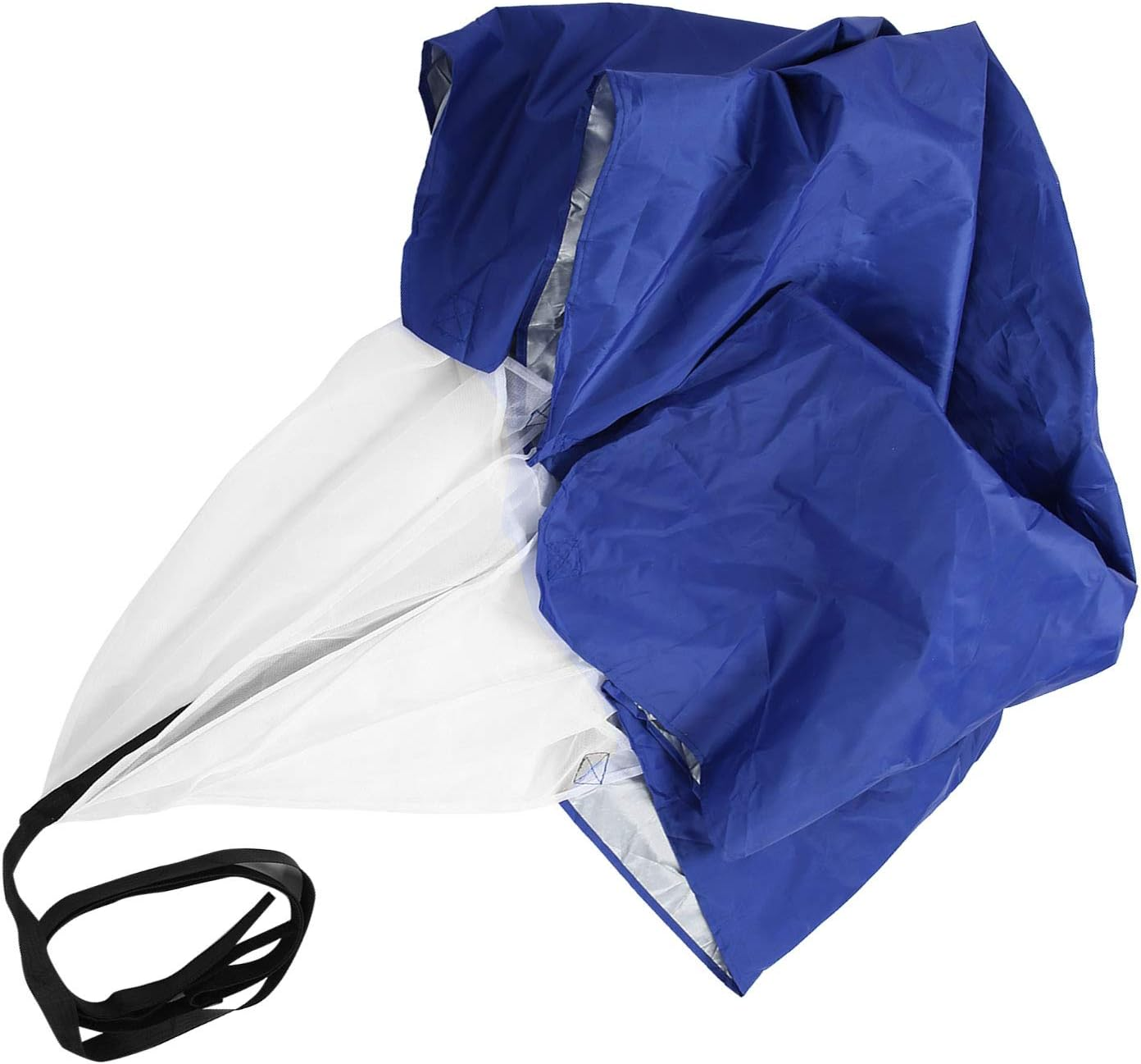 Training Parachute, Carry Bag Running Speed Parachute with Tunable Strap, Chute Resistance for Kids Youth and Adults - Black image number 2