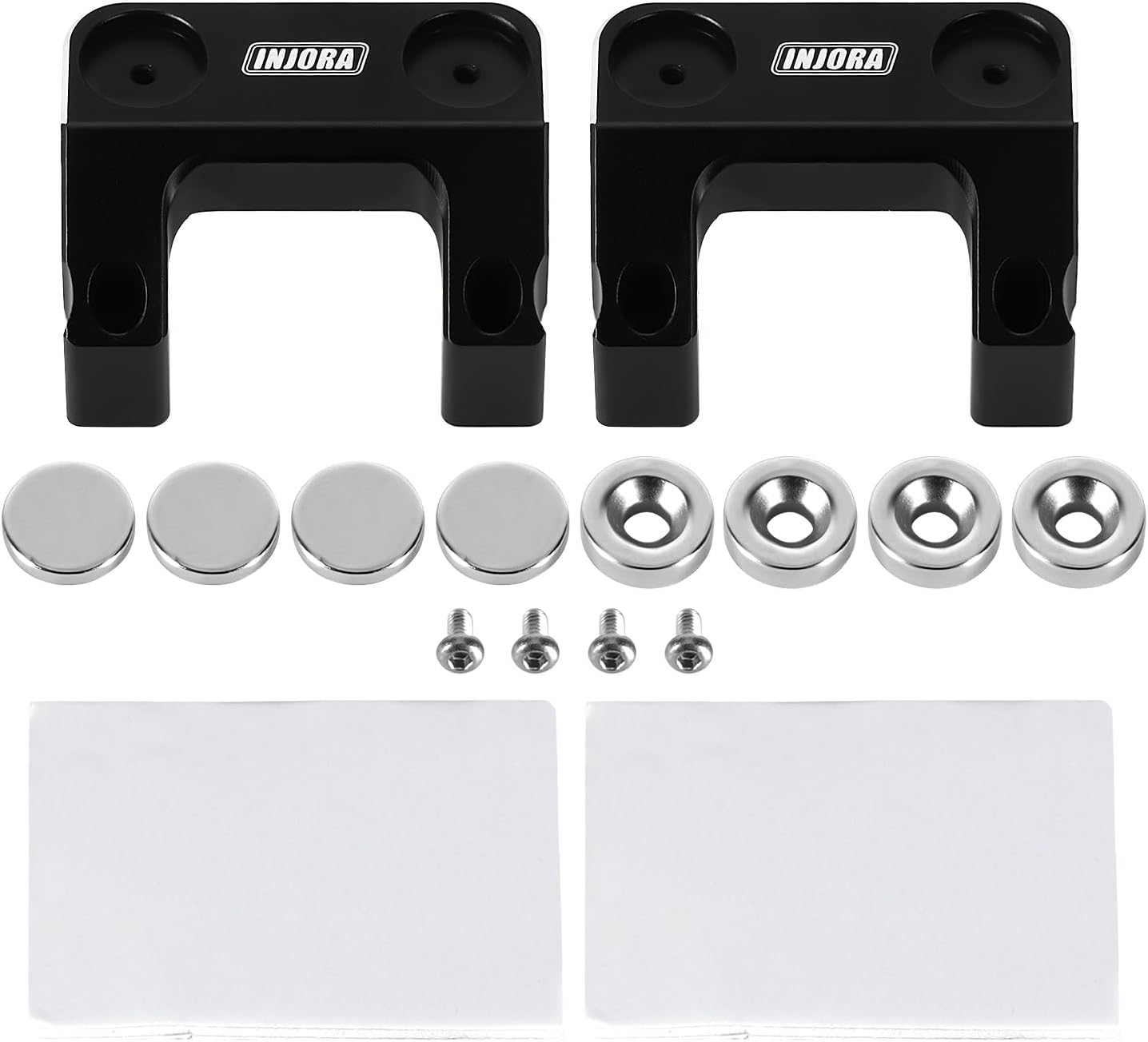 INJORA Magnetic Body Mount Invisible Body Post for FMS FCX18 LC80 1/18 RC Crawler Upgrade image number 5