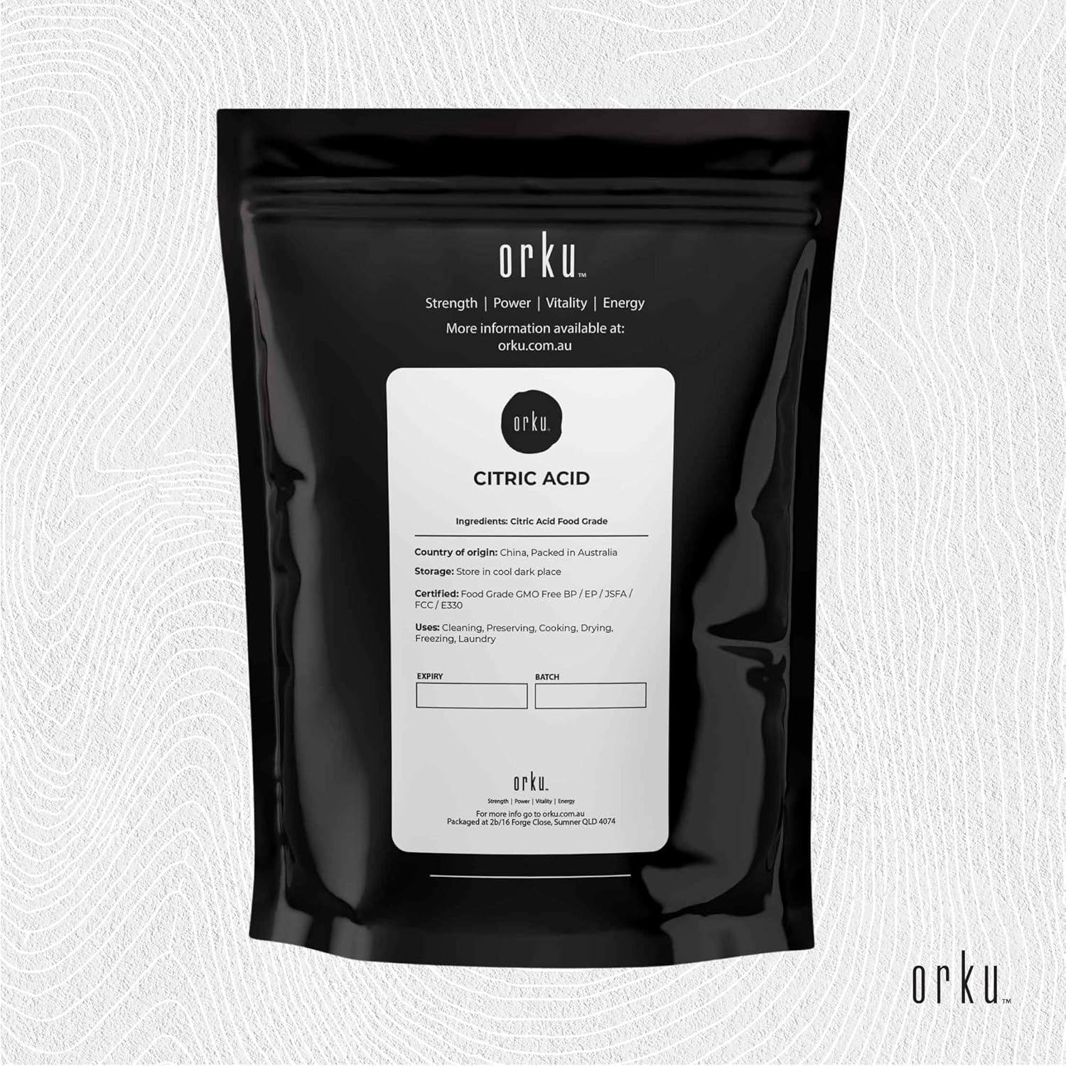 200G Citric Acid Powder - Food Grade Anhydrous GMO Free Preservative C6H807 image number 5