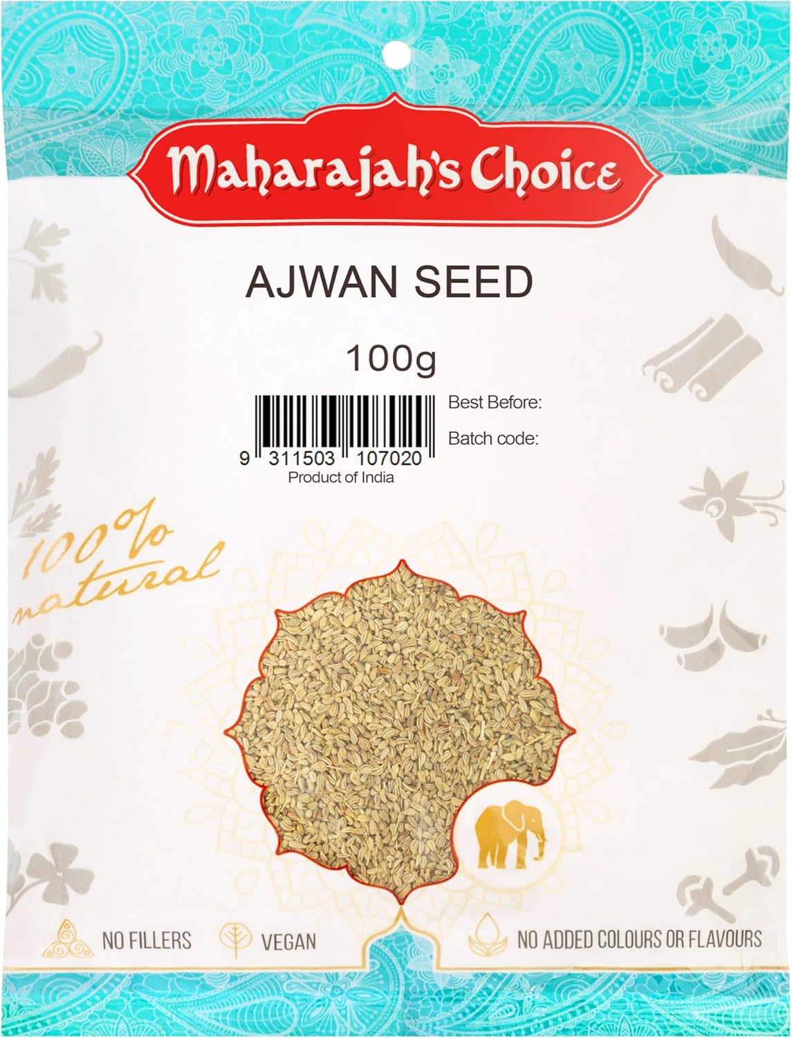 Maharajah'S Choice Ajwan Seed, 100G