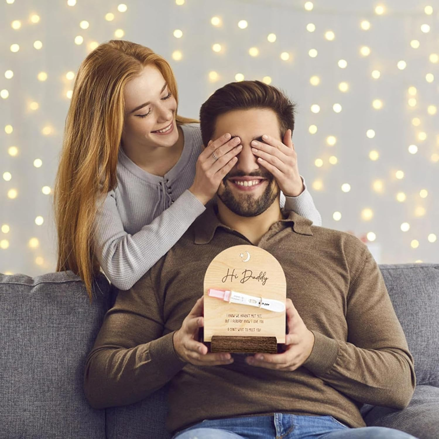 Hello Pregnancy Announcement - Baby Surprise Announcement Ideas | Creative Pregnancy Announcement for Dad to Be, Cute Baby Announcement Ideas image number 2