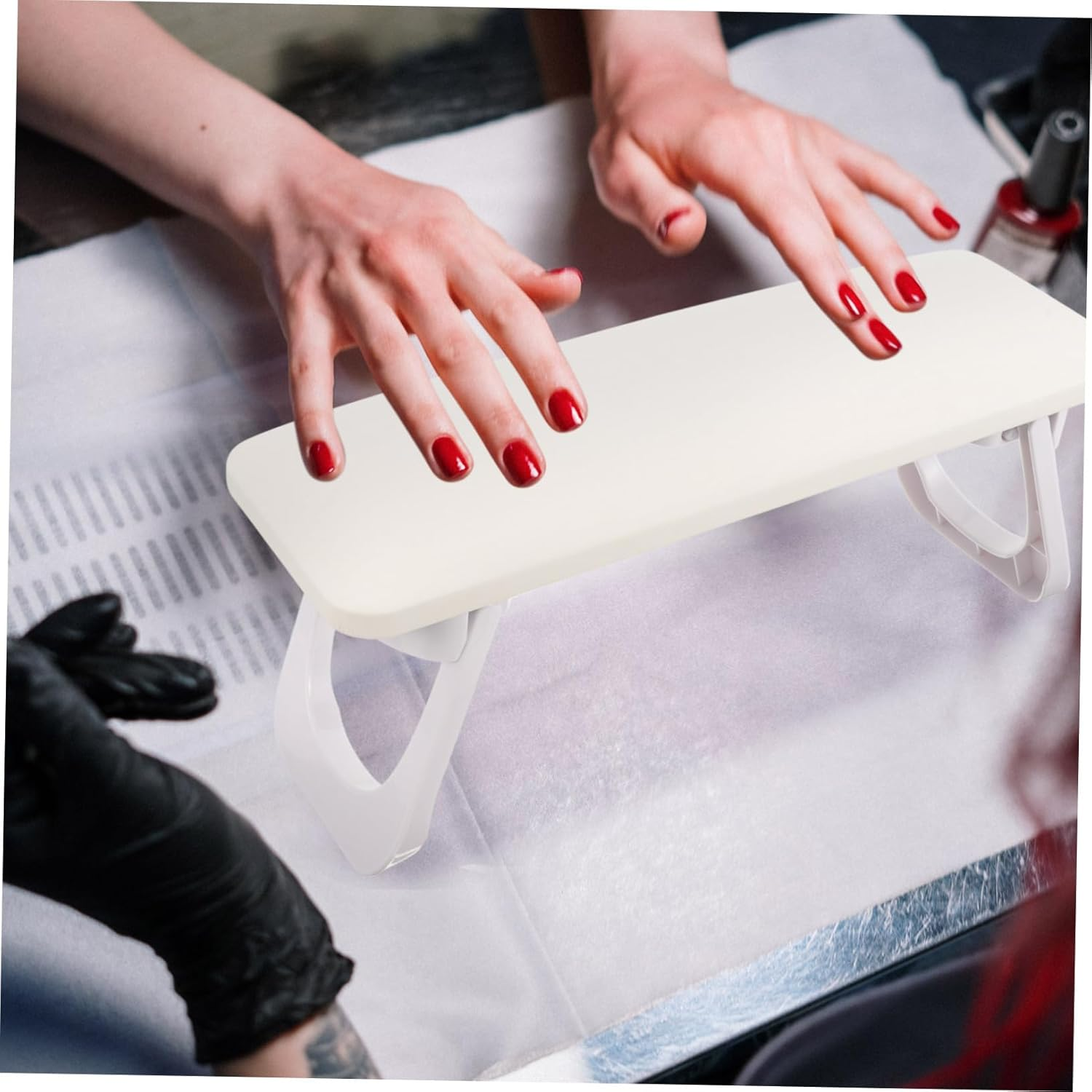 Nail Arm Rest Cushion for Manicure Table Hand Rest for Nails Durable Support for Professionals Beginners Chic Design image number 1