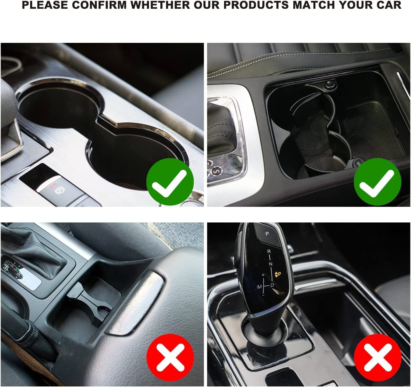 ACEBON Car Cup Holder Expander Adapter with Adjustable Base & Removable Phone Holder, Compatible with Hydro Flasks 32/40Oz, Yeti 14/24/36/46Oz Ramblers image number 6