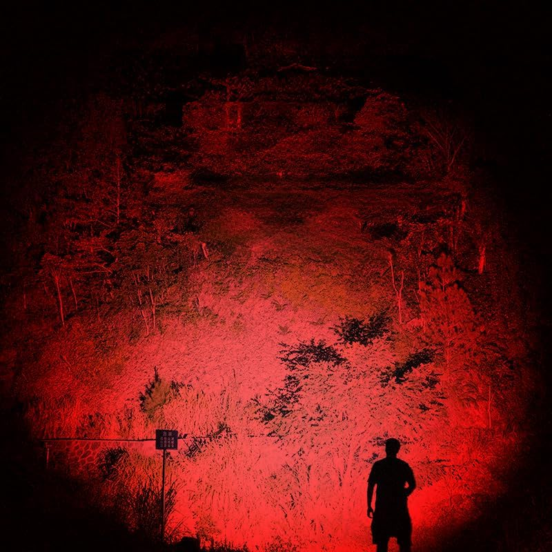 Red Light Flashlight, LED Flashlights with Clip for Hunting, Astronomy, Night Observation and Outdoor Activities (5 Pieces)