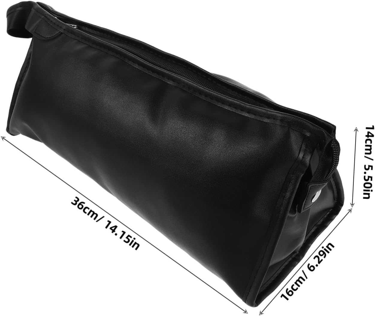 Portable Hair Dryer Storage Bag with Padded Interior PU Material Lightweight Travel Carrying Case for Hair Dryer Curling Iron Styling Tool Organizer with Multiple Compartments For image number 5