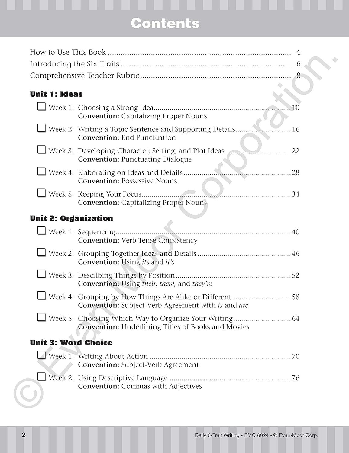 Daily 6-Trait Writing, Grade 4 Teacher Edition image number 5