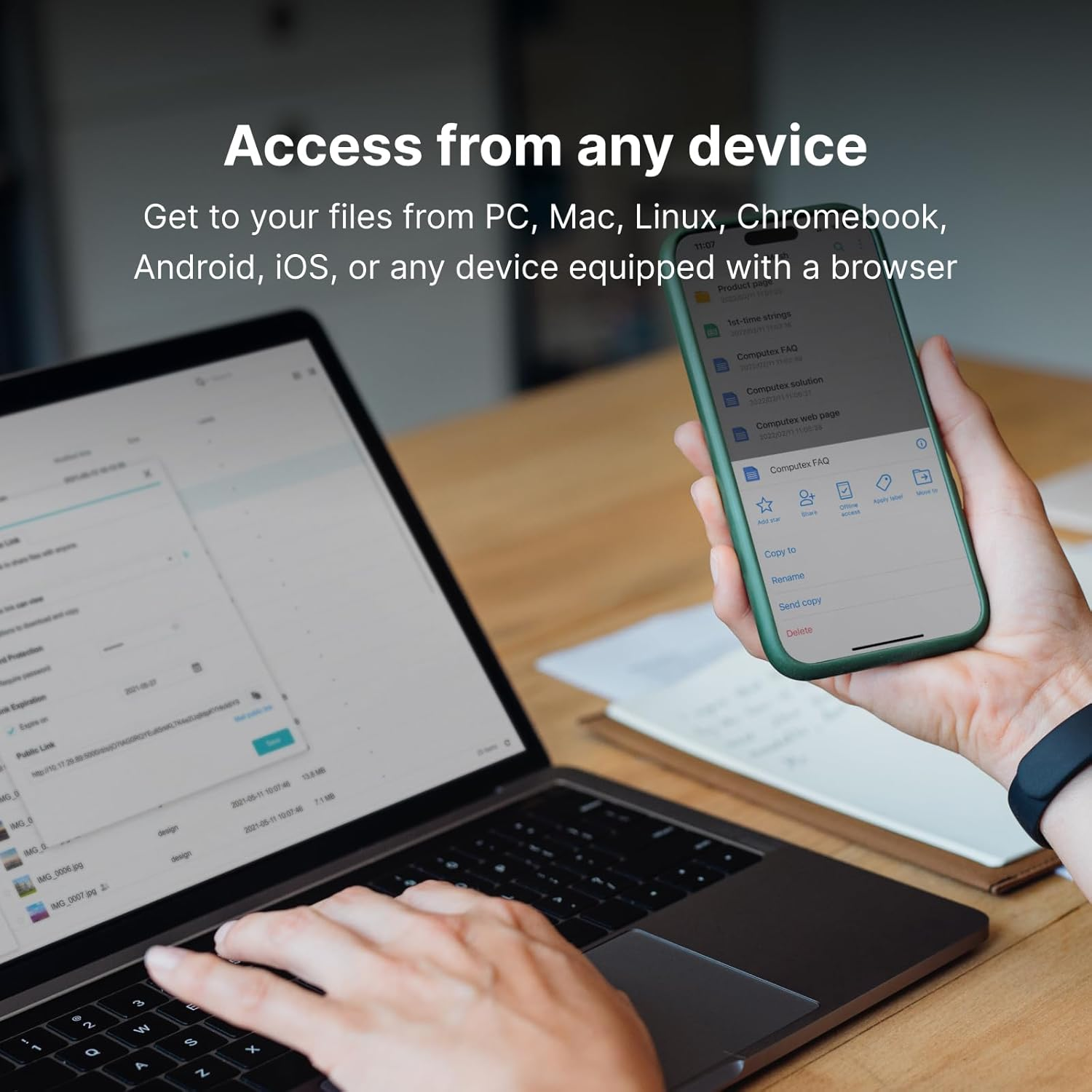 Synology 2-Bay DS223 Quad Core CPU NAS Kit with 2GB Memory for Middle Light Users - Domestic Authorized Dealer Compatible Phone Support Diskstation image number 1