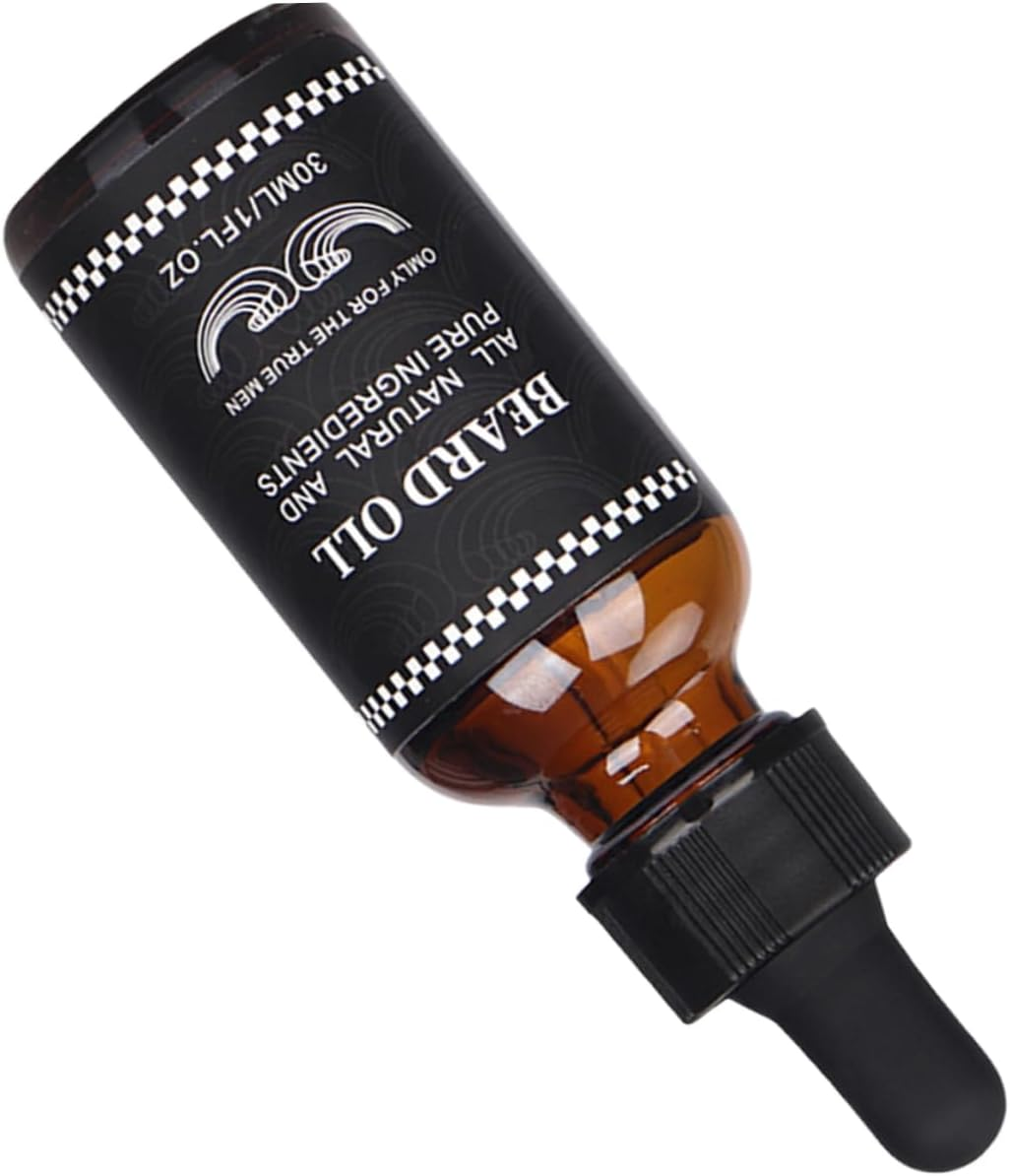 Beard Oil Set Jojoba Castor Jamaican Black Castor Burdock Root Beard Moisturizer Essential Oil for Men image number 2