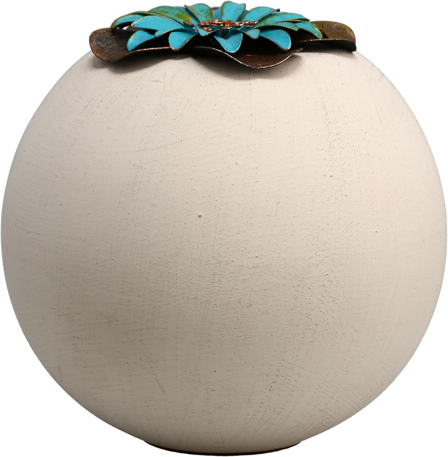 Pavilion - a Little Bit of Heaven in Our Home - 4" round Tealight Terracotta Candle Holder with Metal Lid in Memory Loss of Loved One Remembrance Bereavement Grief Funeral Gift with Beautiful Gift Box image number 5