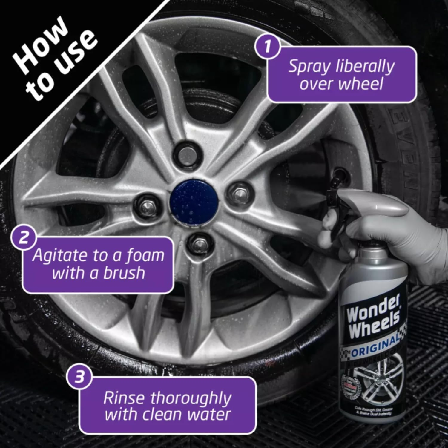 Wonder Wheels the Original Alloy Wheel Cleaner, 600 Ml