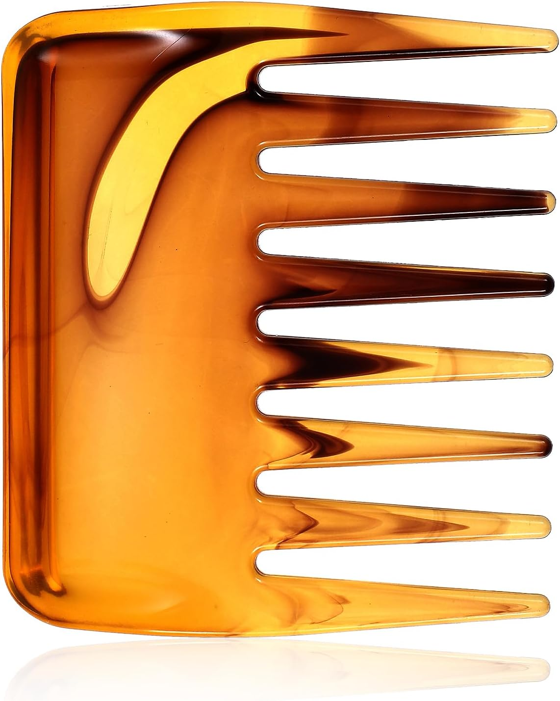 Mini Wide Tooth Comb - Small Pocket Comb for Wet & Dry Long, Curly & Thick Hair