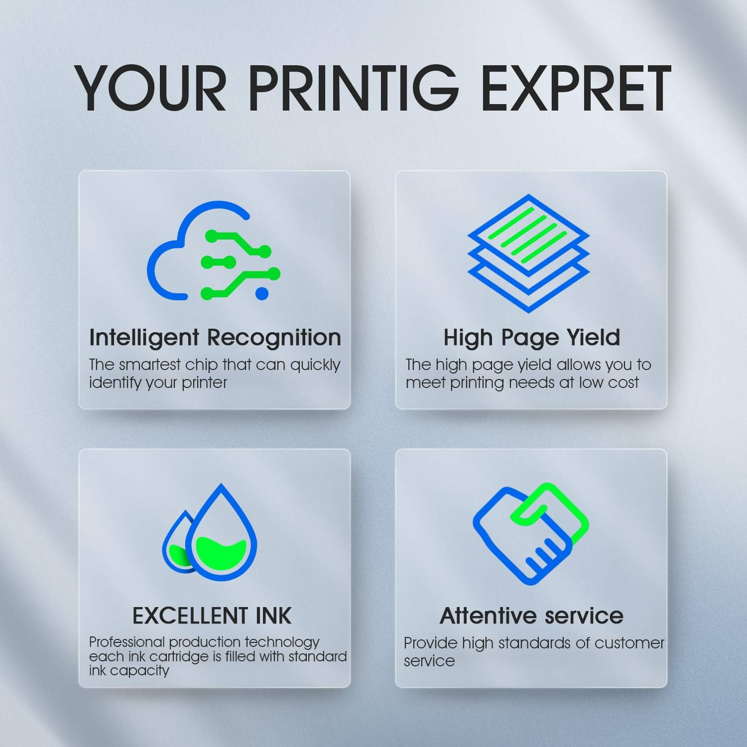 XXL 67 Black Ink Cartridge Replacement for HP 67XXL 67XL Black Ink for HP Deskjet 2700 2700E 2755E 2755 4155E 4155 Envy 6055E 6455E 6400 6055 6075 Envy Pro 6452 6458 6475 Printer (2 Packs)