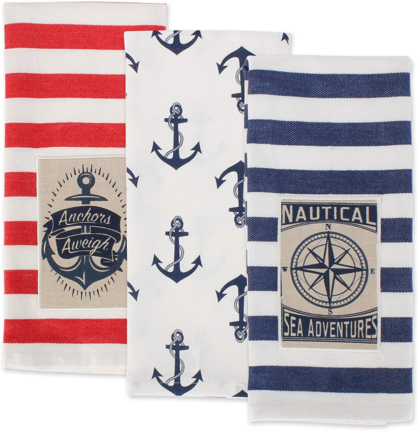 DII Maritime Spread Kitchen Textiles, 18X28, 3 Piece image number 5
