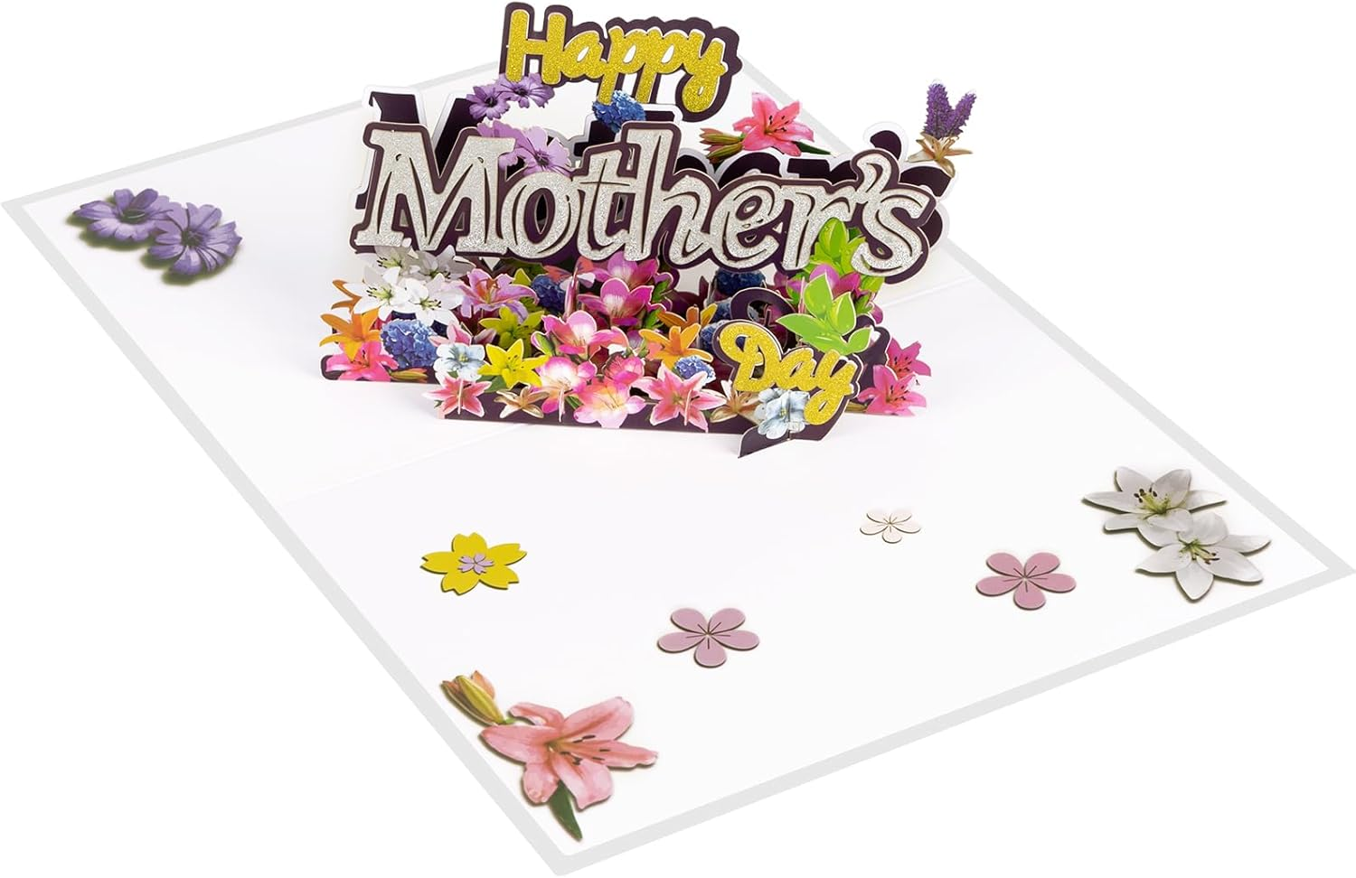 Bighan Pop up Happy Mother'S Day Card, 3D Mother'S Day Pop up Greeting Boxed Cards Anniversary Pop up Cards for Women, A - C image number 7